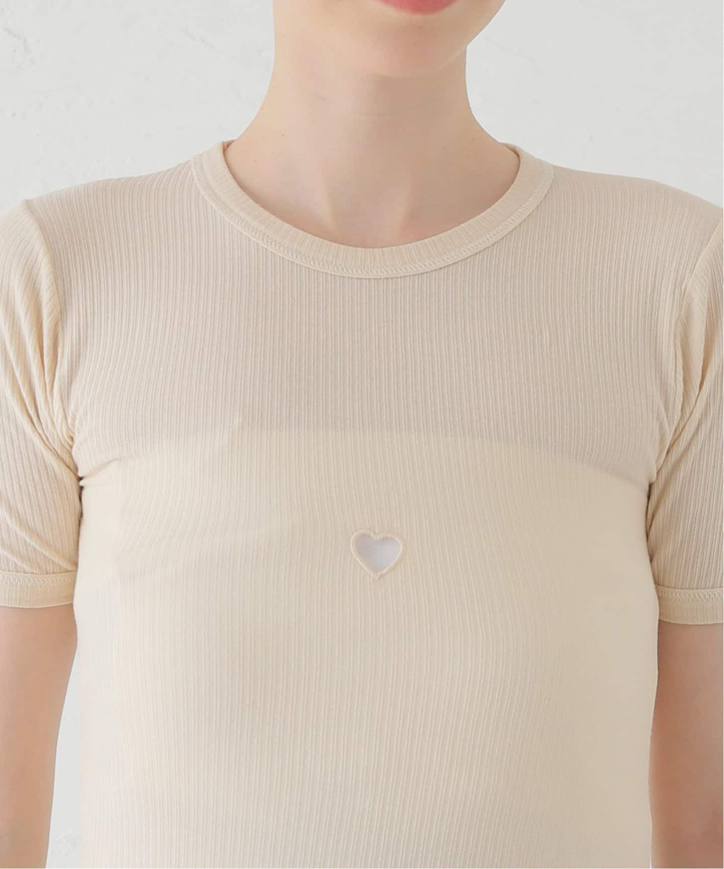 BASERANGE/ベースレンジ】HEART SHORT SLEEVE：Tシャツ（Tシャツ