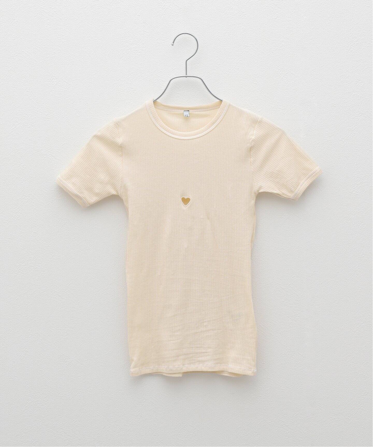 BASERANGE/ベースレンジ】HEART SHORT SLEEVE：Tシャツ（Tシャツ 