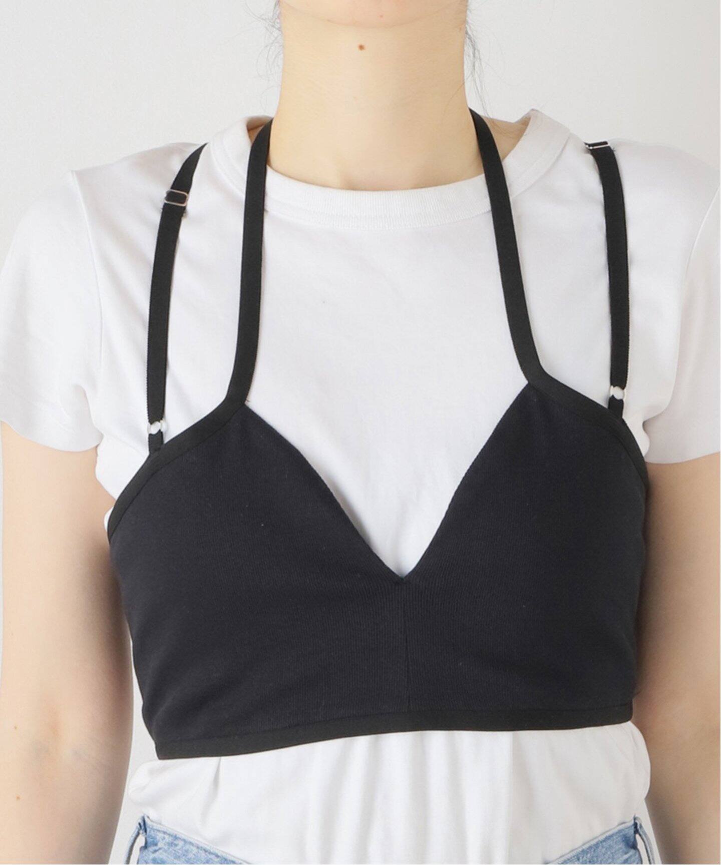 2024SS FUMIE=TANAKA cross Models bustier 黒
