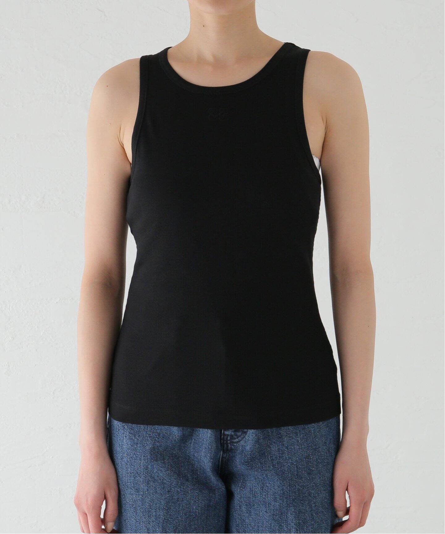 GANNI/ガニー】Soft Cotton Rib Tank Top：タンクトップ（タンクトップ 
