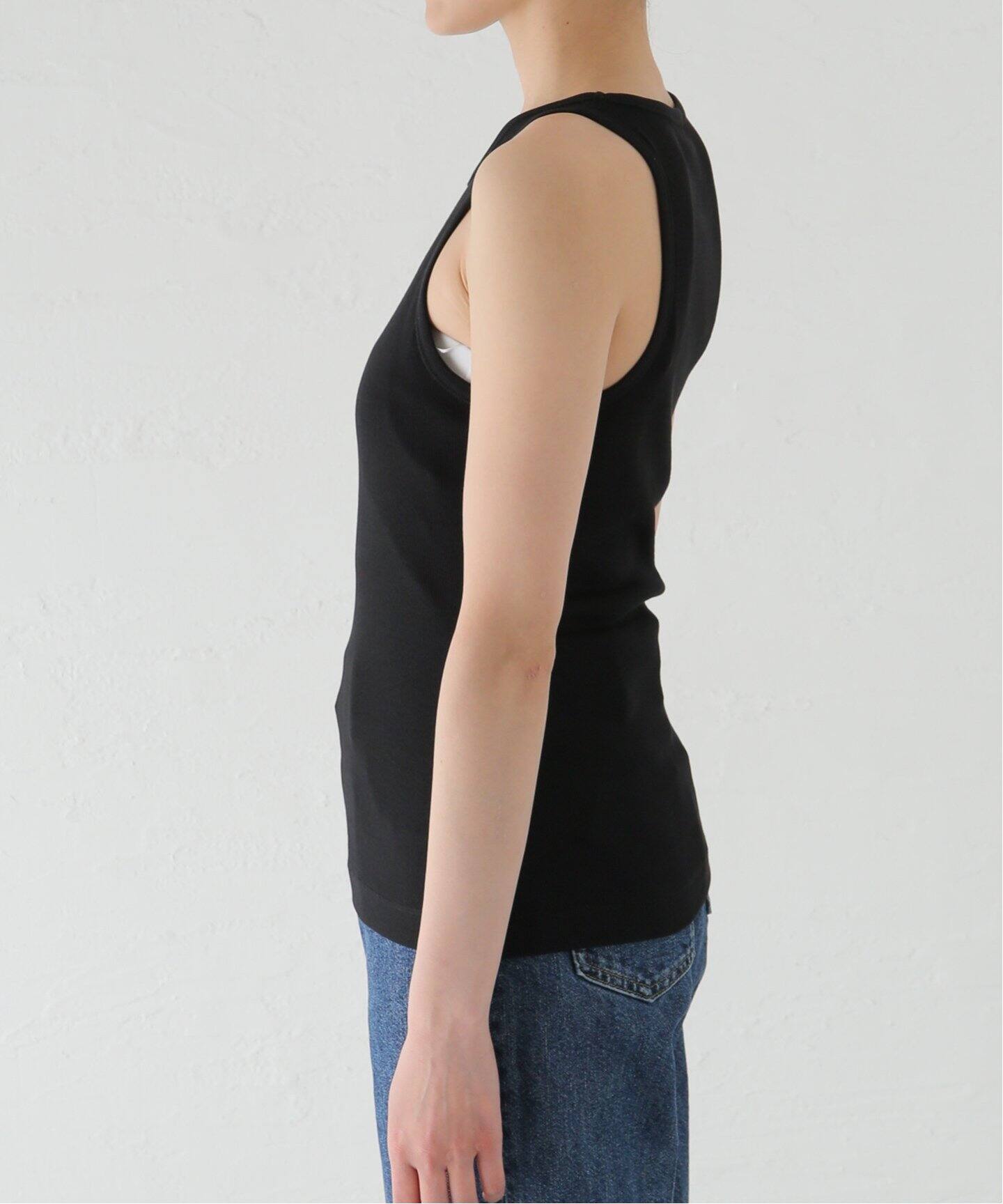 GANNI/ガニー】Soft Cotton Rib Tank Top：タンクトップ（タンクトップ 