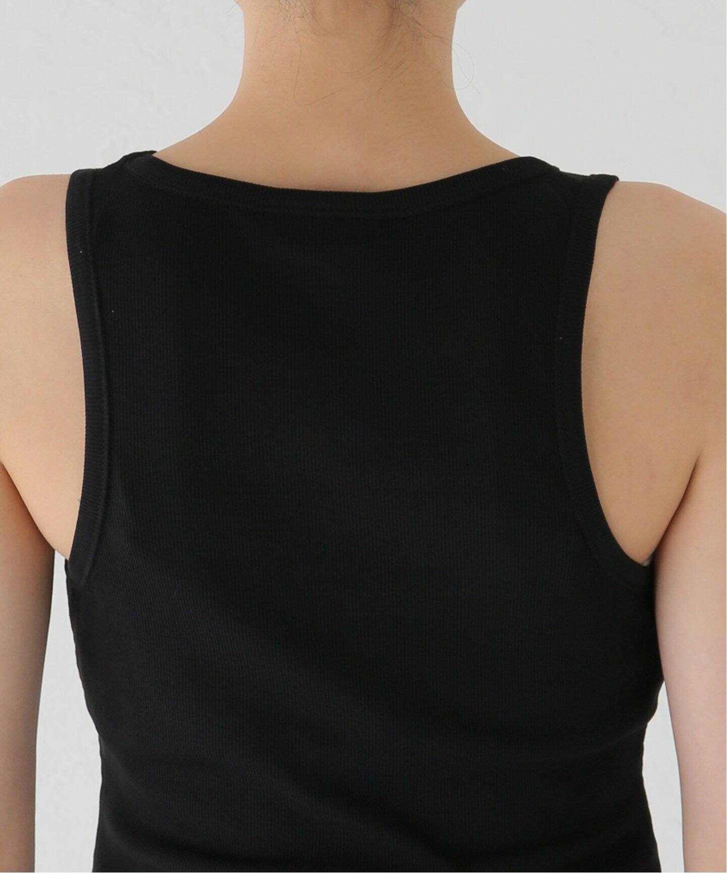 GANNI/ガニー】Soft Cotton Rib Tank Top：タンクトップ（タンクトップ 