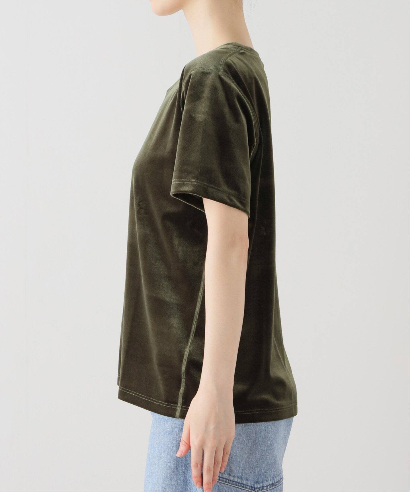 SIMONE WILD/シモーネ ワイルド】VELVET T-SHIRTS：Tシャツ（Tシャツ 