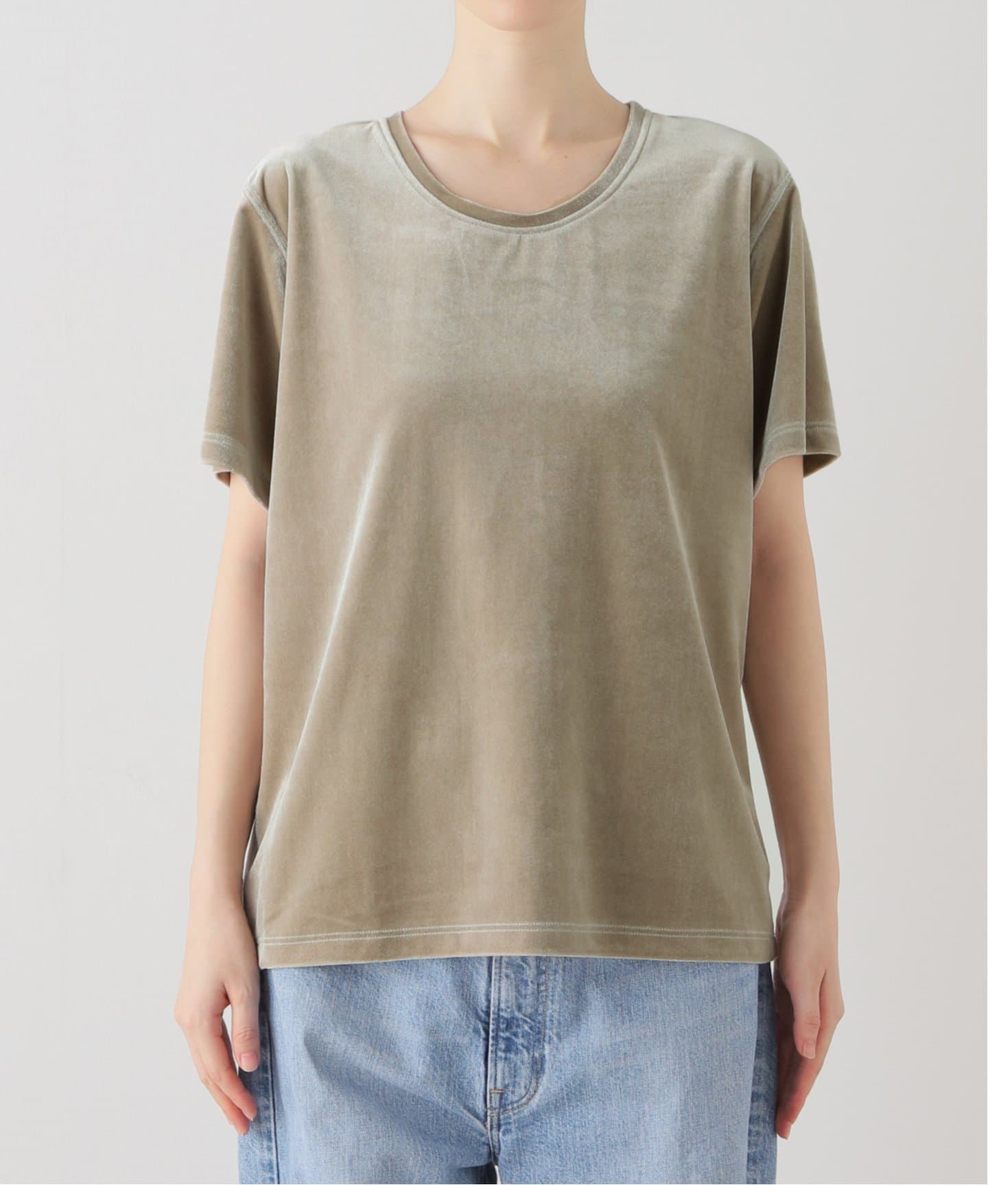 SIMONE WILD/シモーネ ワイルド】VELVET T-SHIRTS：Tシャツ（T