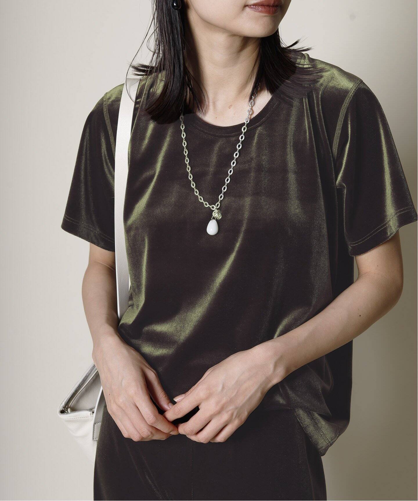 SIMONE WILD/シモーネ ワイルド】VELVET T-SHIRTS：Tシャツ（Tシャツ 
