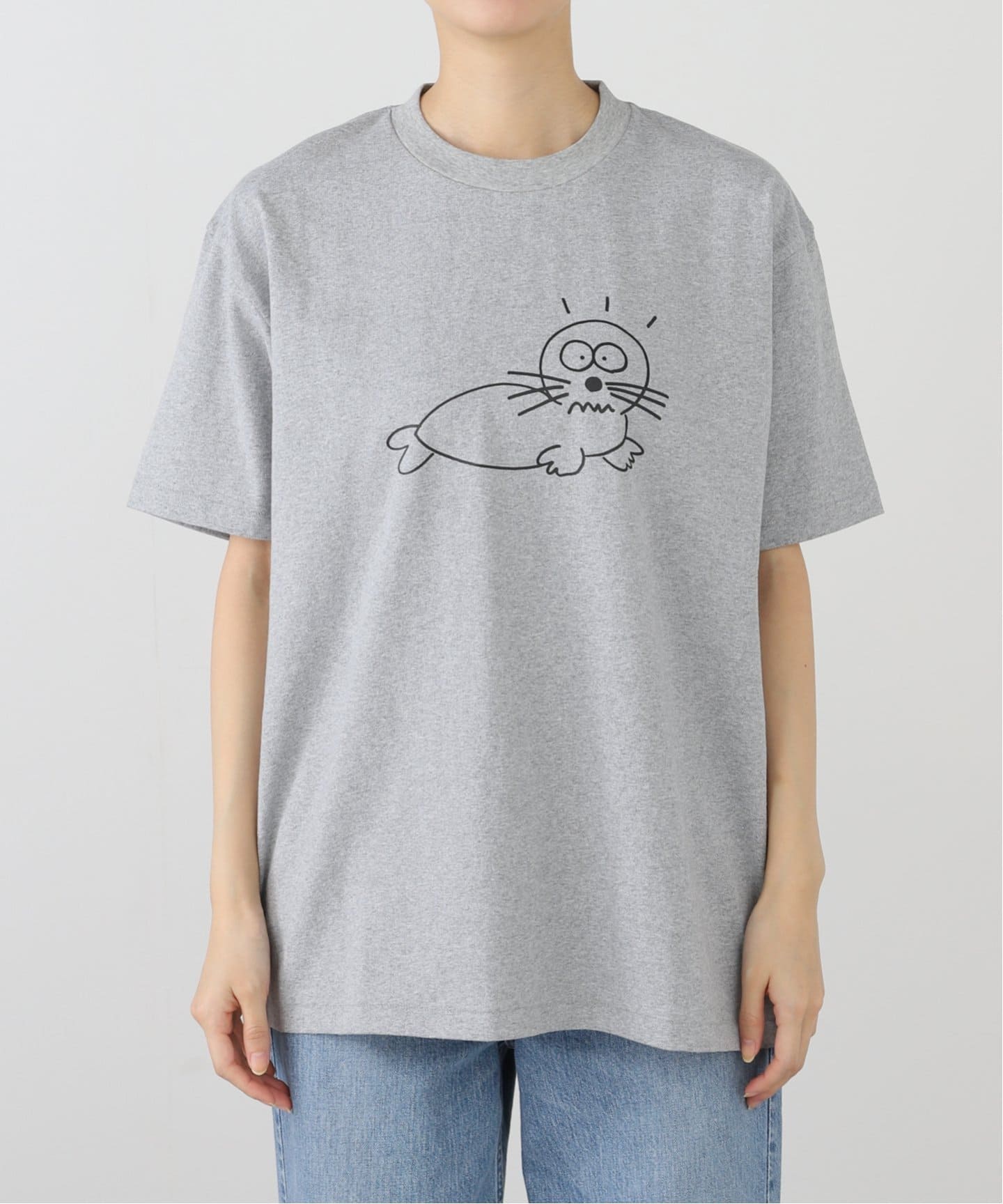 【新品未使用タグ付】 ジャーナルスタンダード 23SSモデル シアーTシャツ JOURNAL STANDARD｜《追加2》クルーネックシアーロングTシャツ