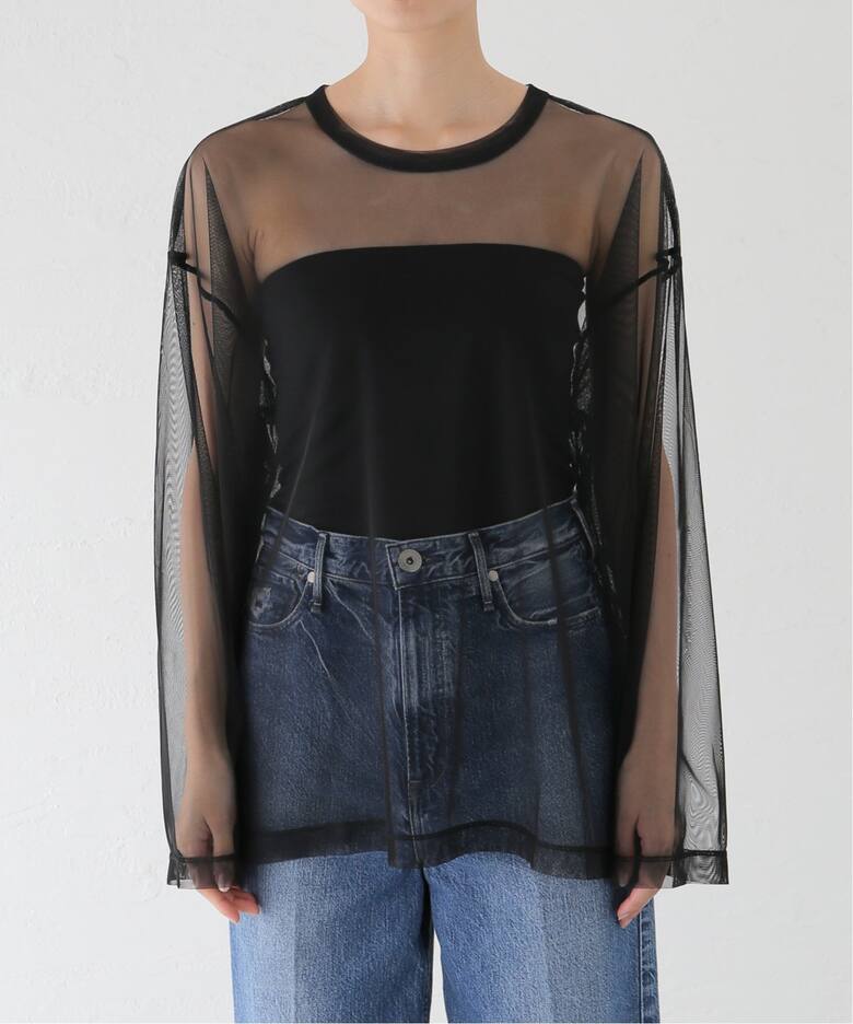 シアーチュールロングTシャツ（Tシャツ／カットソー）｜JOURNAL 