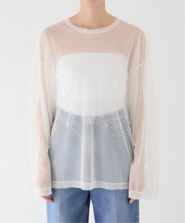 シアーチュールロングTシャツ（Tシャツ／カットソー）｜JOURNAL 
