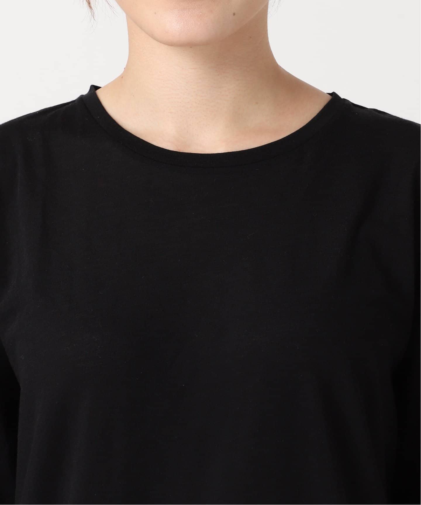 追加》クルーネックシアーロングTシャツ（Tシャツ／カットソー