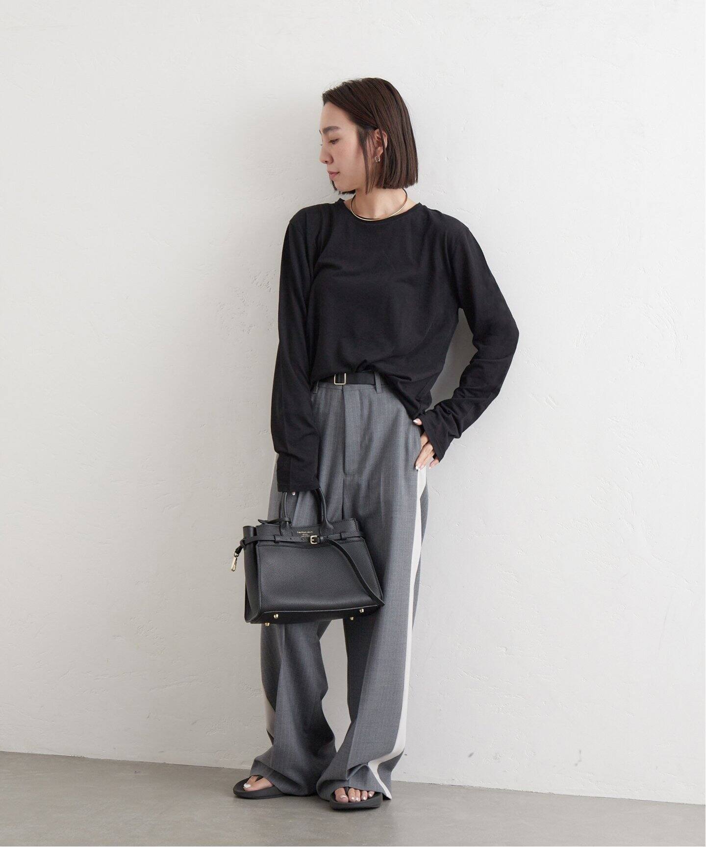 JOURNAL STANDARD クルーネックシアーロングTシャツ 追加10》クルーネックシアーロングTシャツ（Tシャツ/カットソー