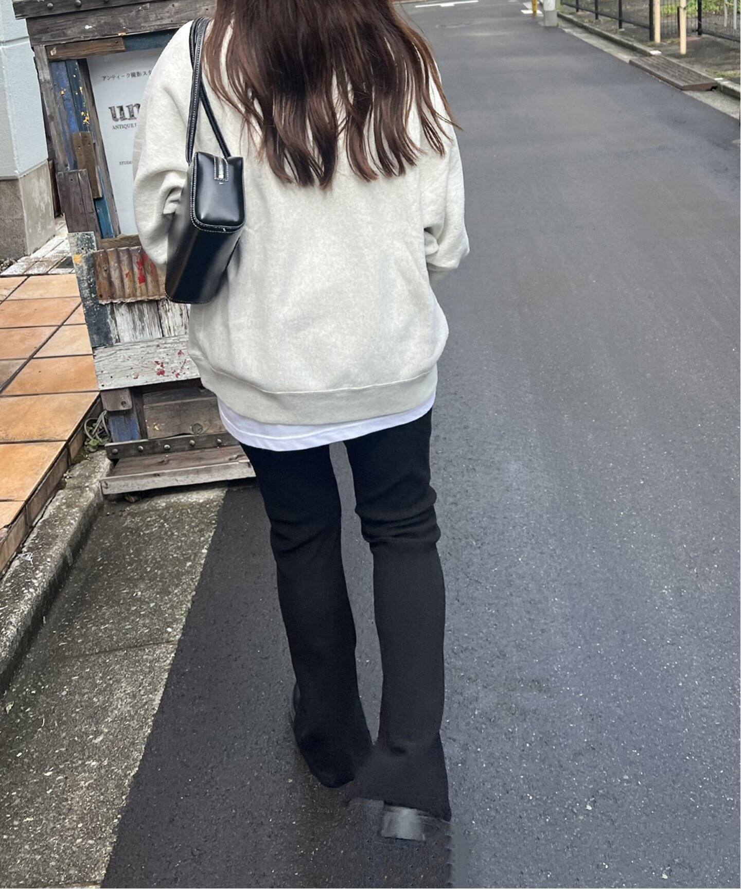 ウールライクハリヌキ微フレアパンツ（その他パンツ）｜JOURNAL 
