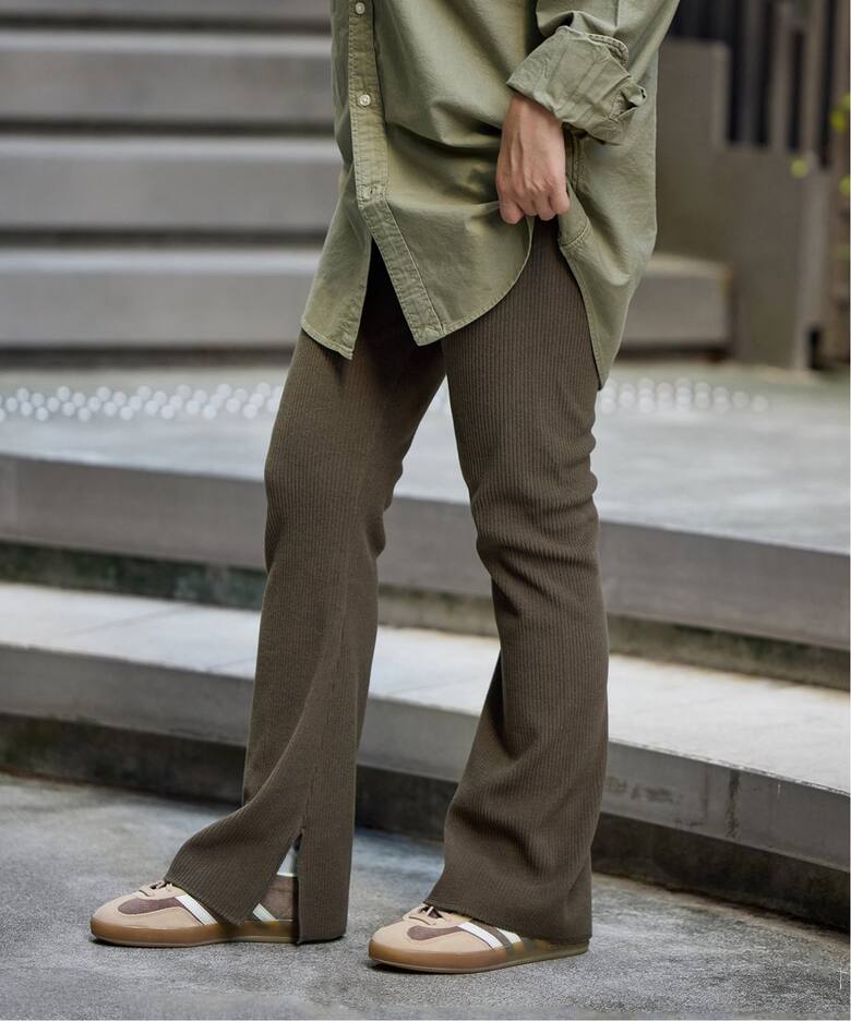 ウールライクハリヌキ微フレアパンツ（その他パンツ）｜JOURNAL  