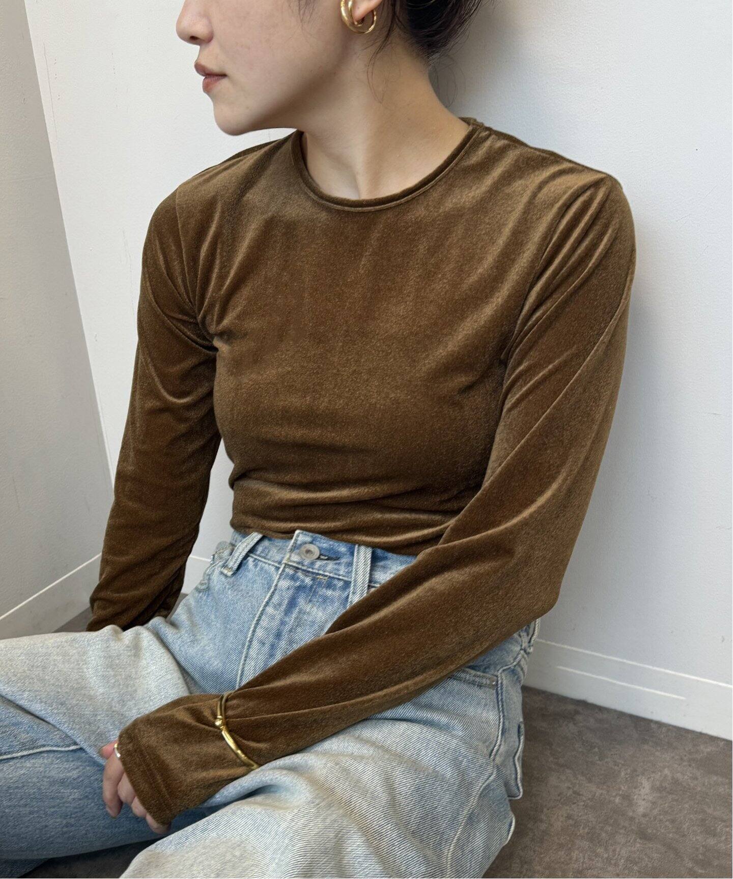 シアーベロアロングスリーブTEE（Tシャツ／カットソー）｜JOURNAL 
