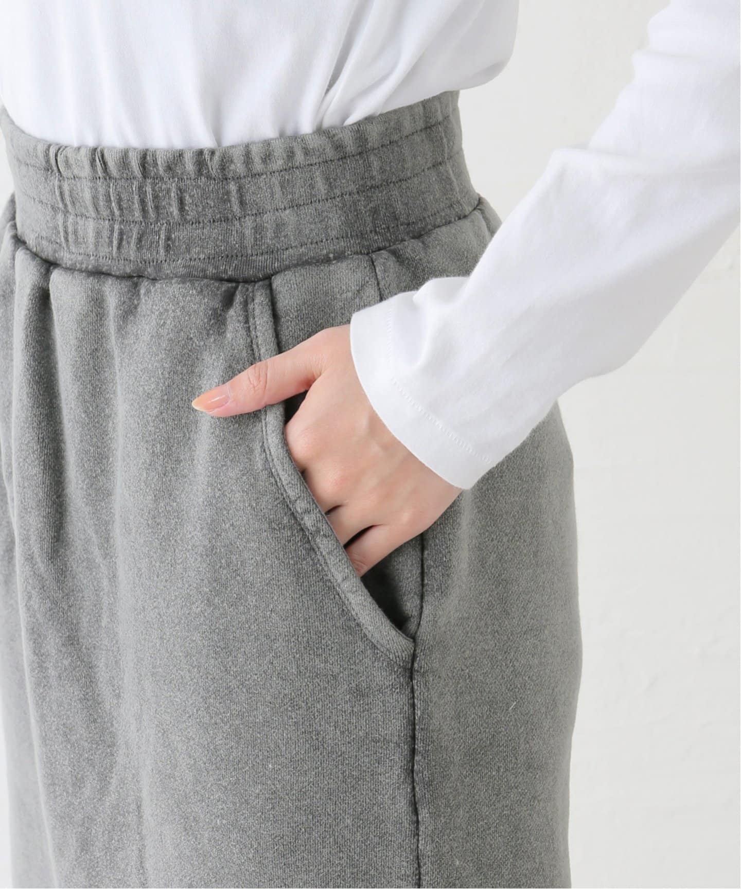JOURNAL STANDARD L'ESSAGE ピグメントスウェットスカート ピグメントスウェットスカート（ロング・マキシ丈スカート