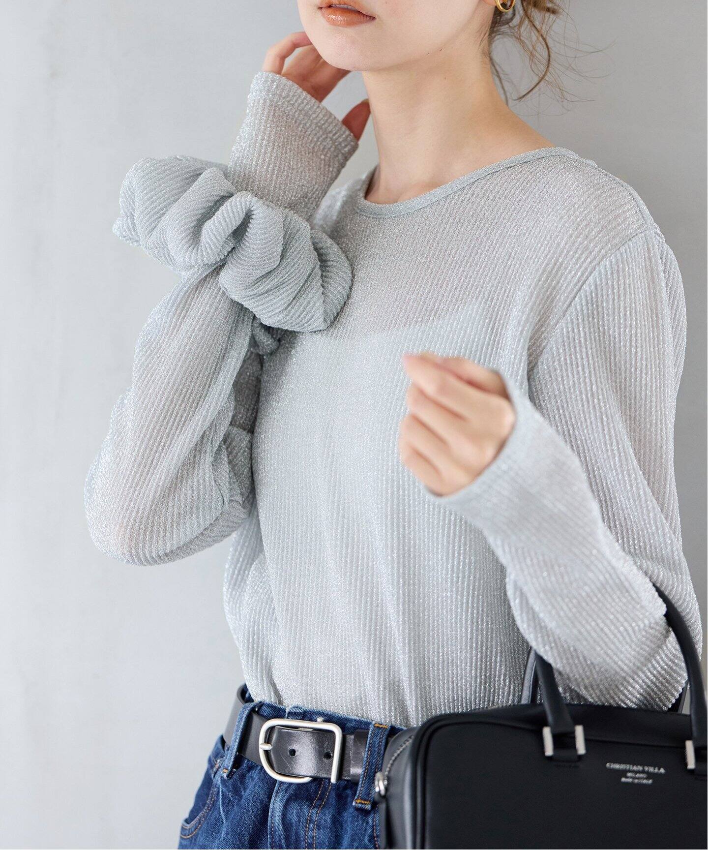 ラメリブシュシュツキプルオーバー（Tシャツ／カットソー）｜JOURNAL 