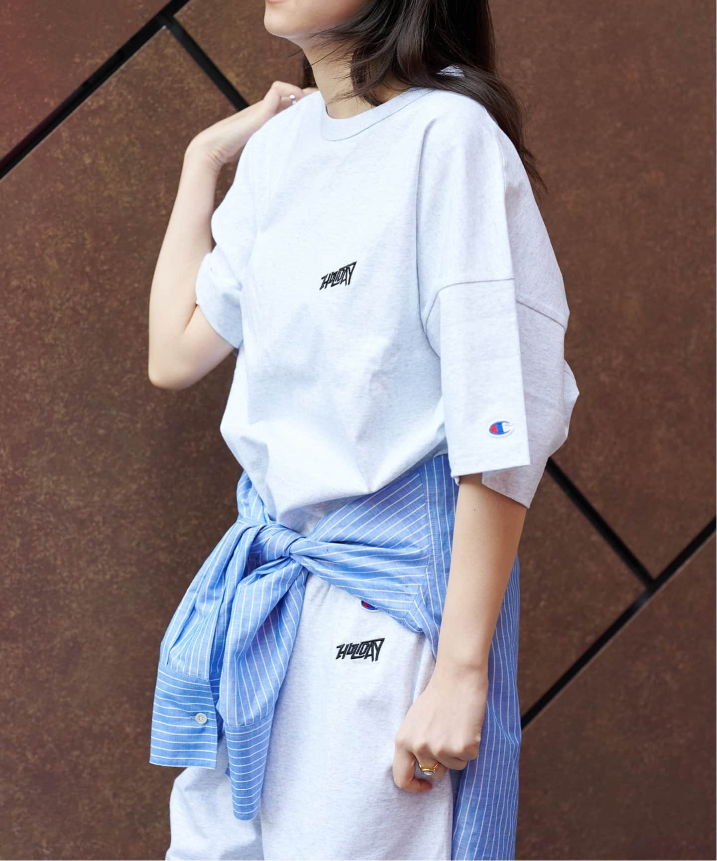 CHAMPION×JOURNAL STANDARD】by HOLIDAY T-SHIRTS:Tシャツ（T