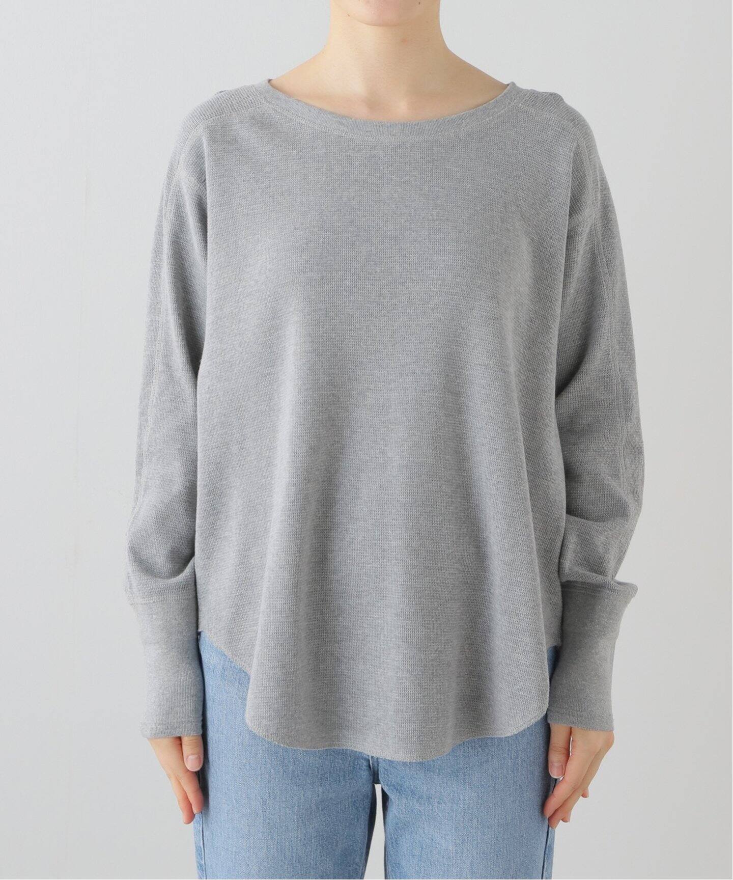 クラネ CLANE LAYRED BUSTIER THERMAL TOPS （GRAY） CLANE（クラネ）の「CLANE LAYRED BUSTIER THERMAL TOPS（T