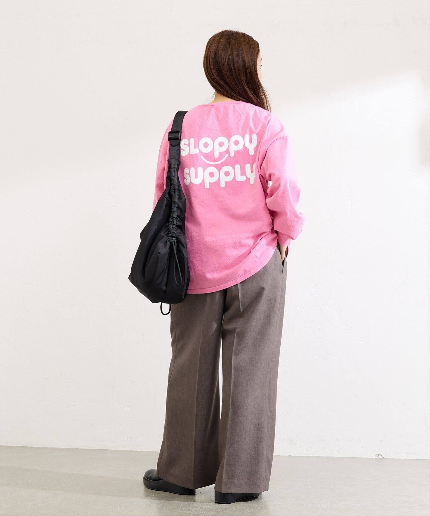 別注【SLOPPY/スラッピー】ロゴロングスリーブTEE（Tシャツ