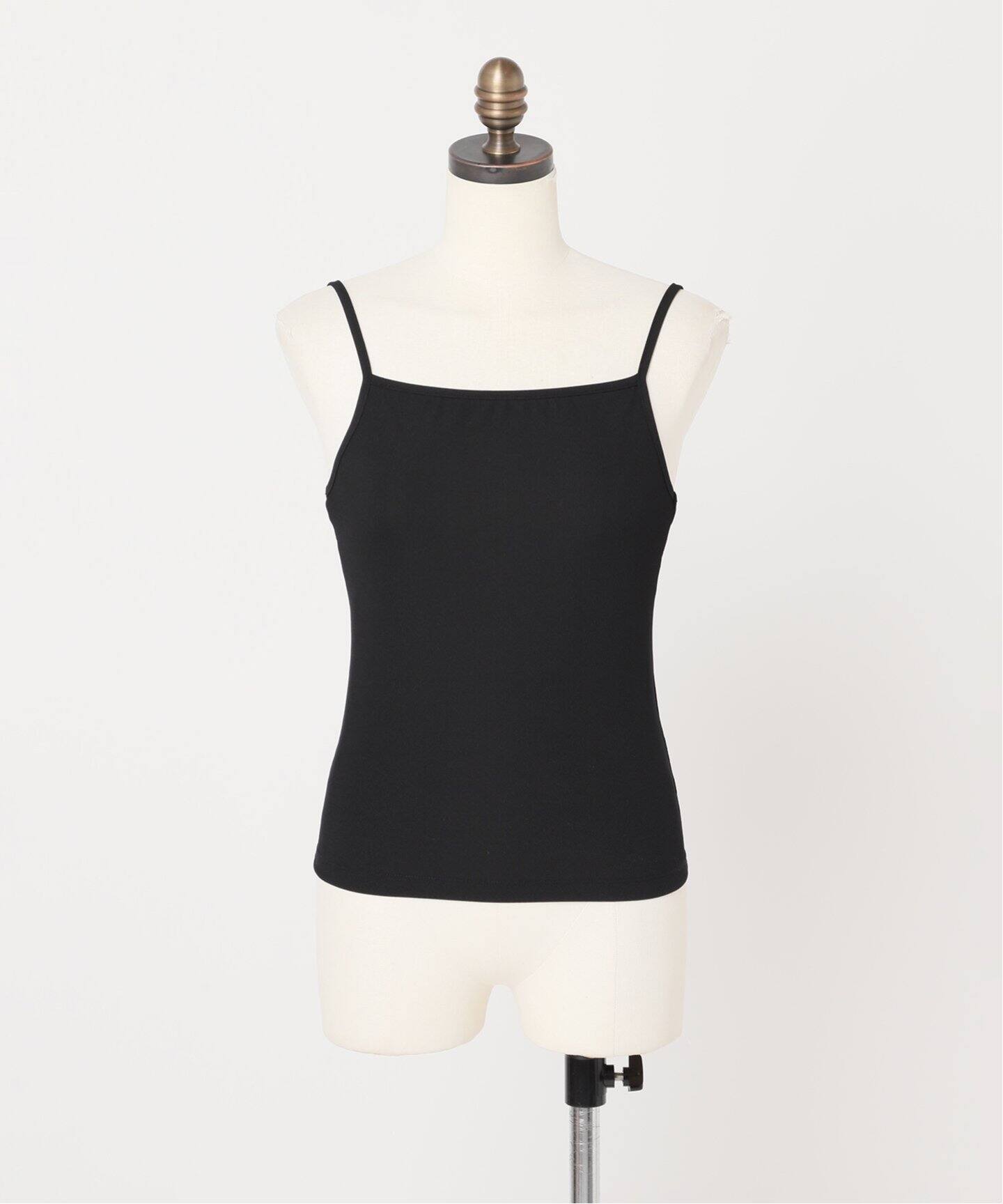 AMOMENTO / アモーメント】RIBBED SLEEVELESS TOP:キャミソール 