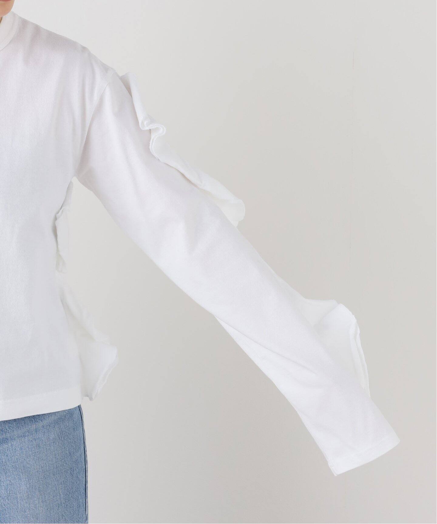 HOLIDAY/ホリデイ】 SUPER FINE DRY RUFFLE RUFFLE TOP（Tシャツ