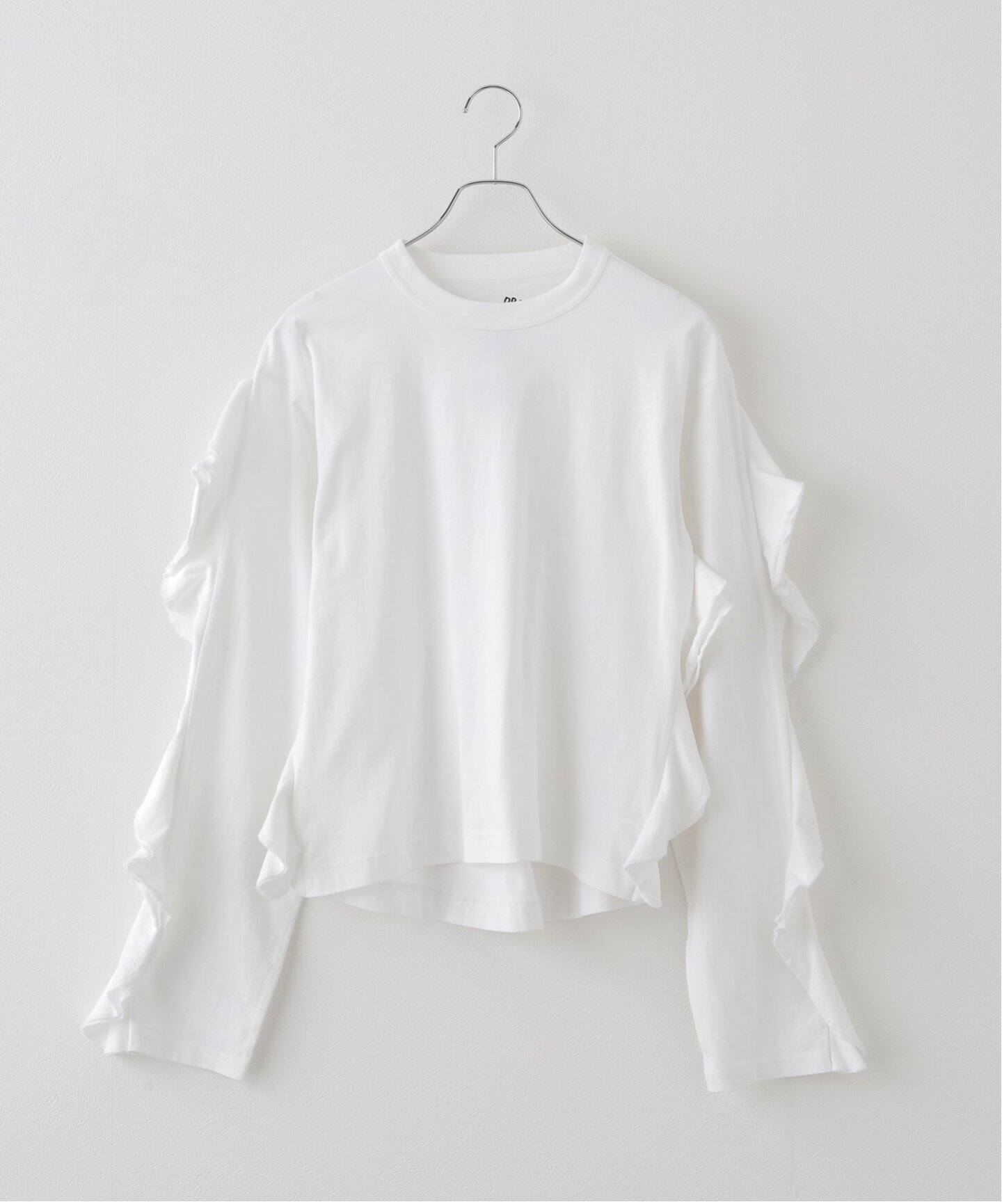 HOLIDAY/ホリデイ】 SUPER FINE DRY RUFFLE RUFFLE TOP（Tシャツ  