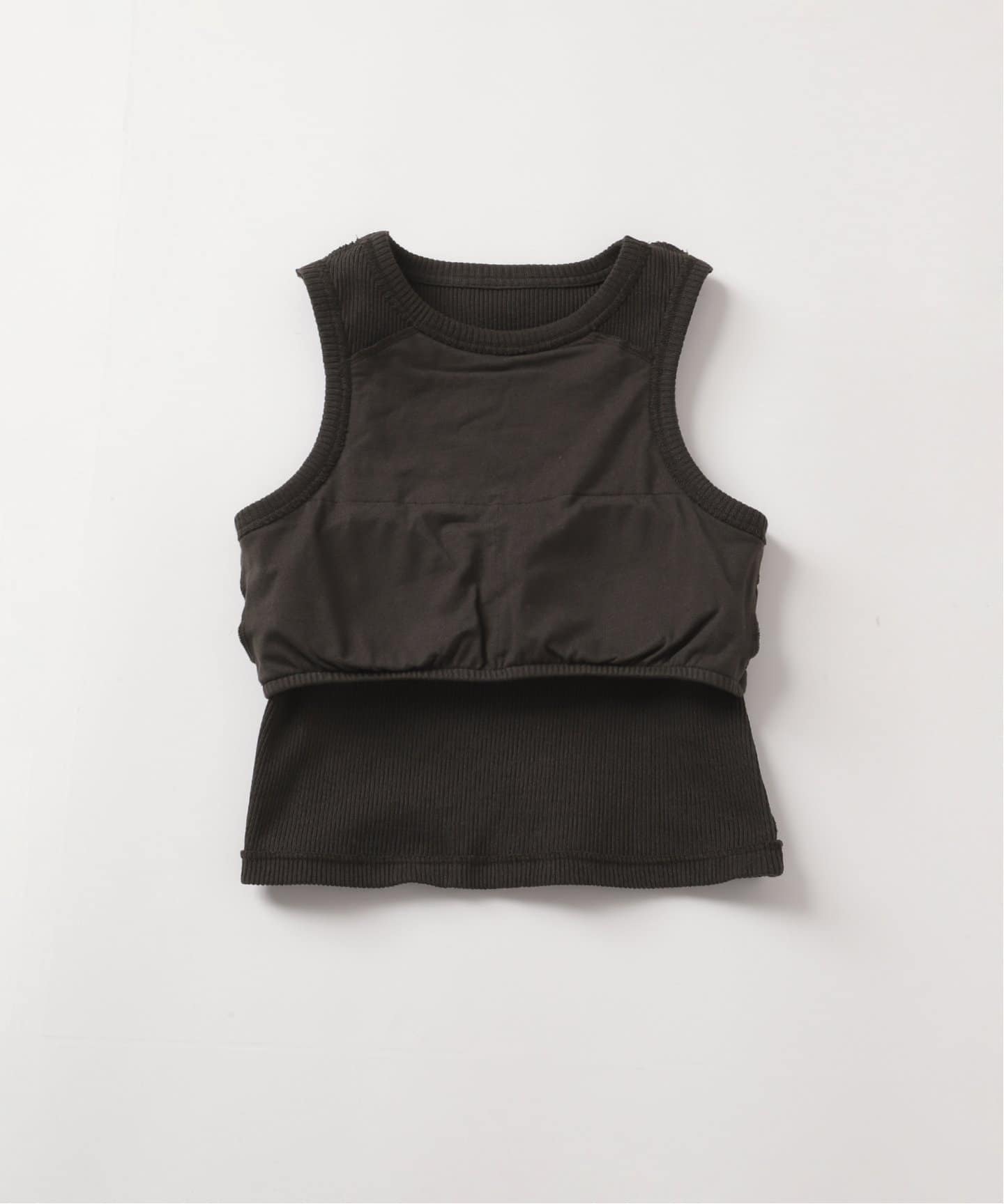 別注【HEALTH KNIT/ヘルスニット】×JSカップ付リブクロップド