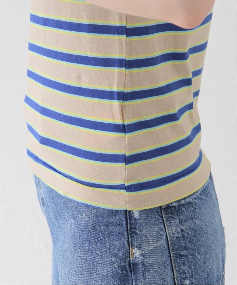 HOLIDAY/ホリデイ】 SUPER FINE BORDER S/S TSHIRT 24101107（Tシャツ 