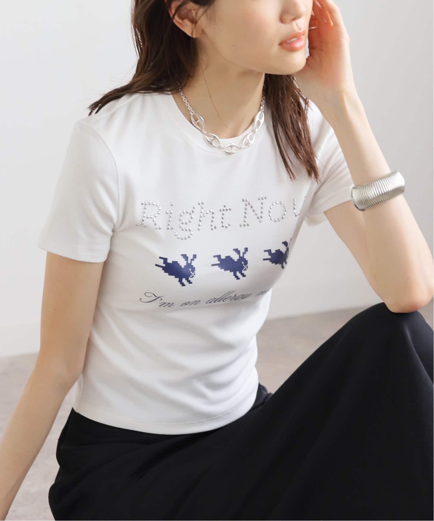 追加》ピクセルバニーロゴT（Tシャツ／カットソー）｜Oriens