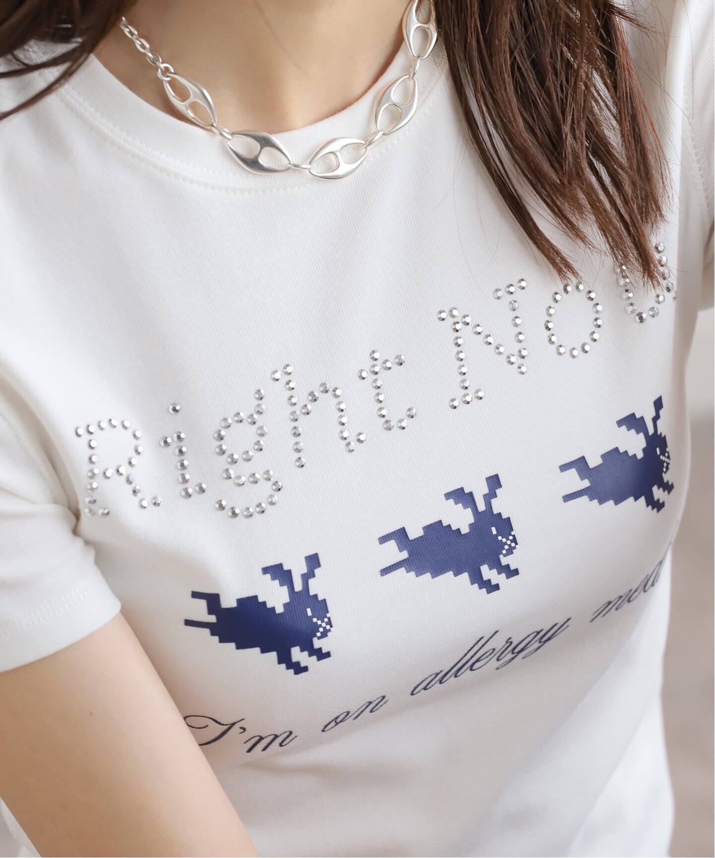 追加》ピクセルバニーロゴT（Tシャツ／カットソー）｜Oriens