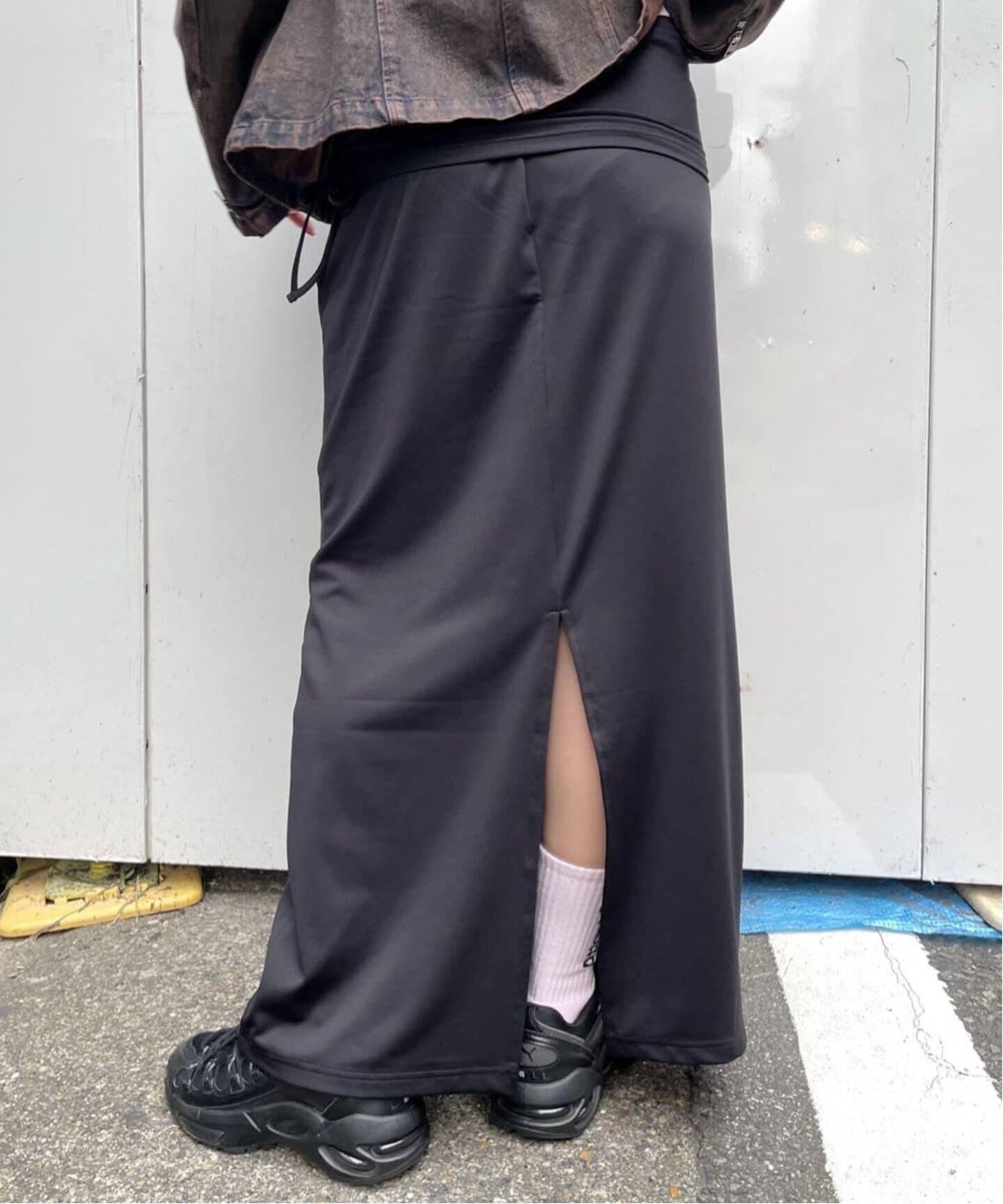 TURN WAIST ドロスト スカート（ロング・マキシ丈スカート）｜Oriens