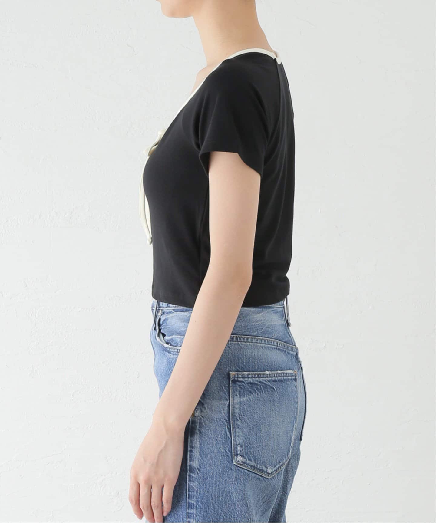 「Oriens JOURNAL STANDARD」 スウェットカットソー FREE チャコールグレー レディース タイセットシアーTEE（Tシャツ／カットソー）｜Oriens JOURNAL