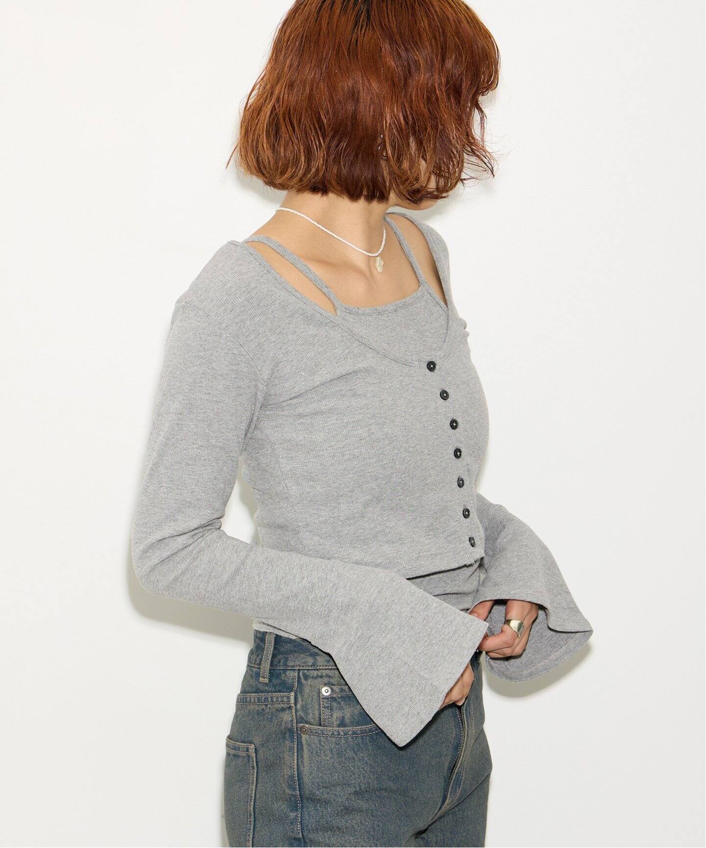 インナーセットフライスカーディガン（カーディガン）｜Oriens JOURNAL  