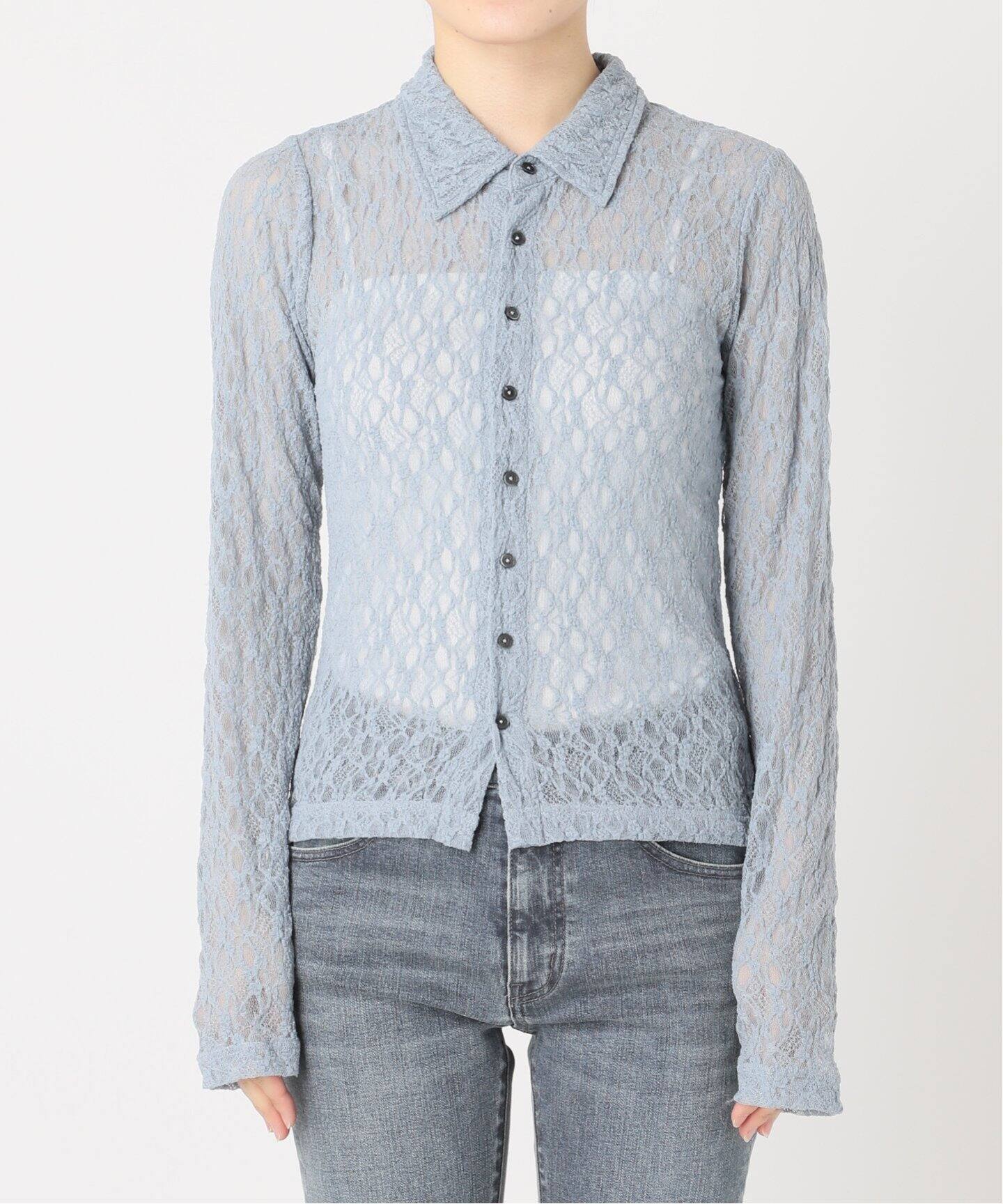 ストレッチレースシャツ（シャツ／ブラウス）｜Oriens JOURNAL