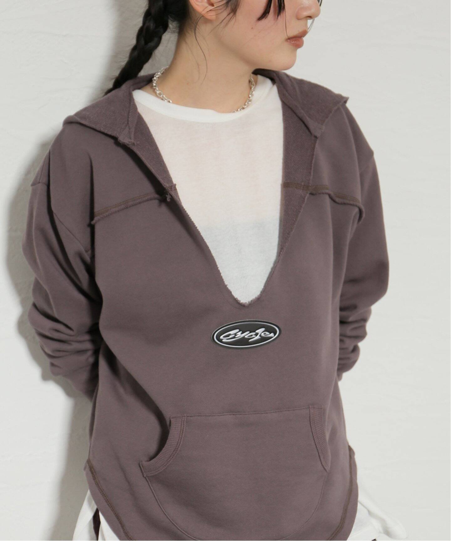 トップス REFLECTOR LOGO HOODIE cycle by MYOB REFLECTOR LOGO HOODIE cycle by MYOB