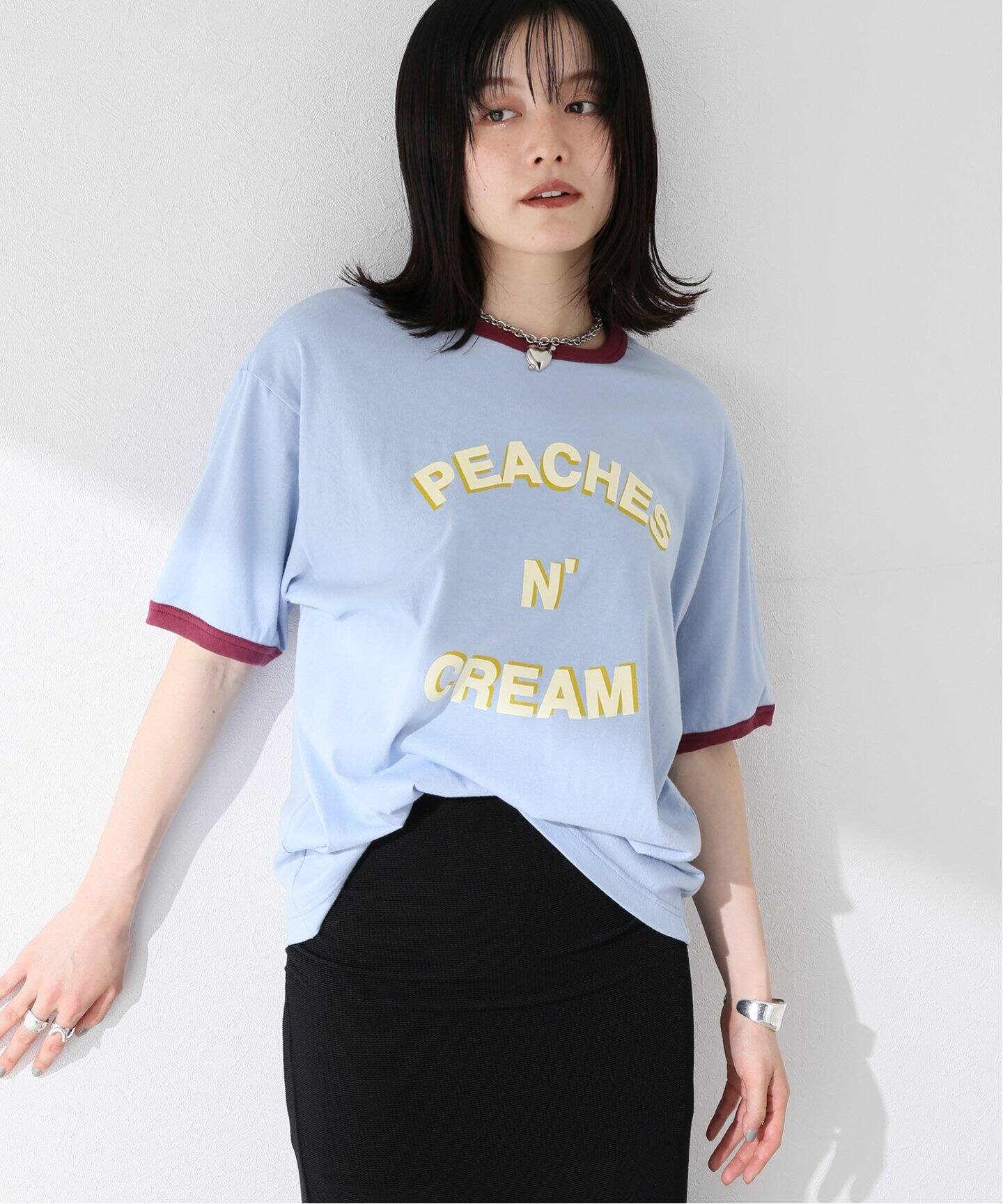 サノバチーズ ICE CREAMシャツ Lサイズ SON OF THE CHEESE（サノバチーズ）の「【SON OF THE CHEESE