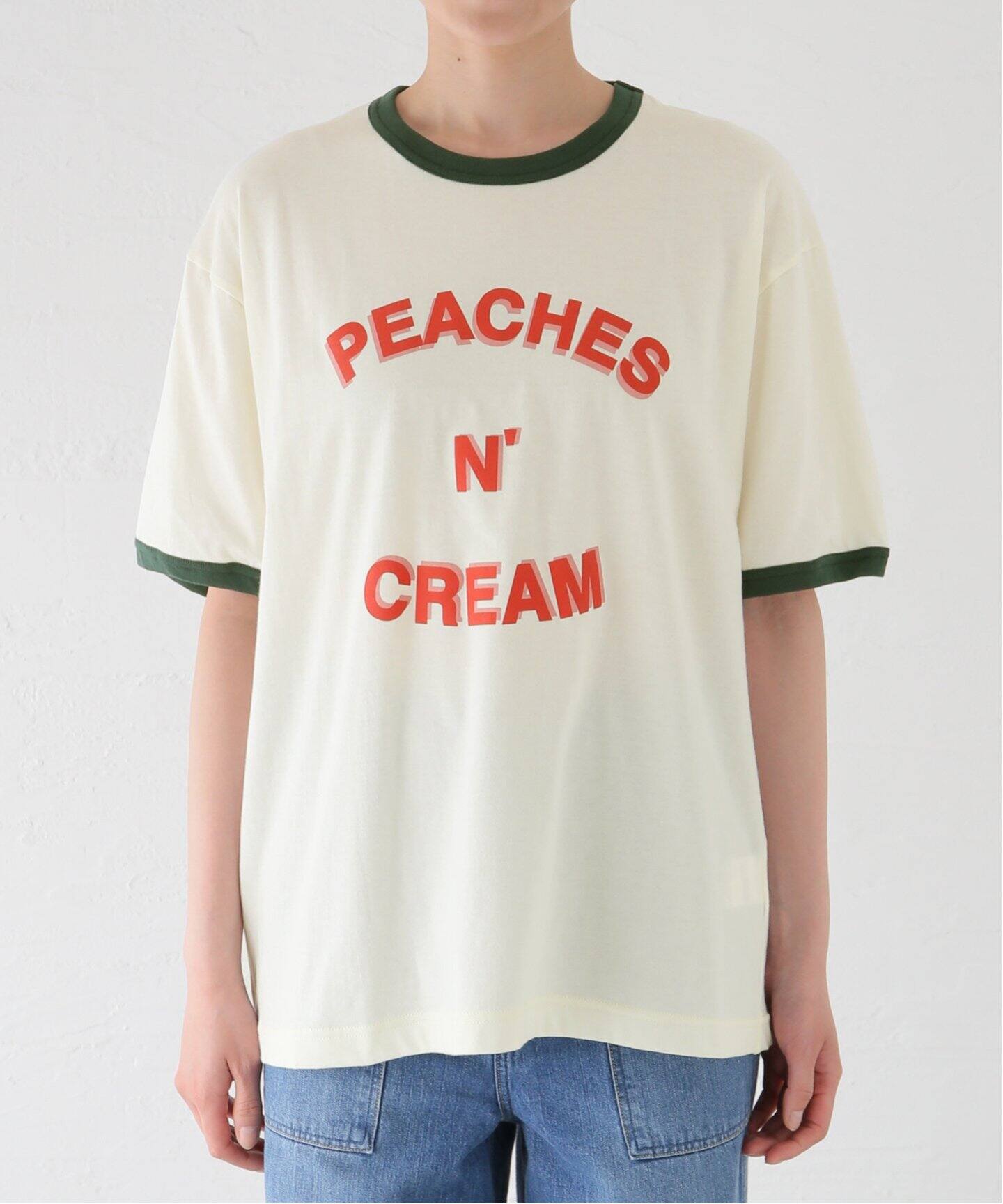 SON OF THE CHEESE / サノバチーズ】 PEACHES N CREAM TEE：T
