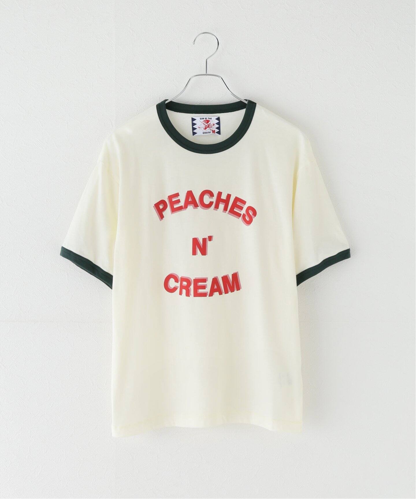 SON OF THE CHEESE / サノバチーズ】 PEACHES N CREAM TEE：Tシャツ（T 