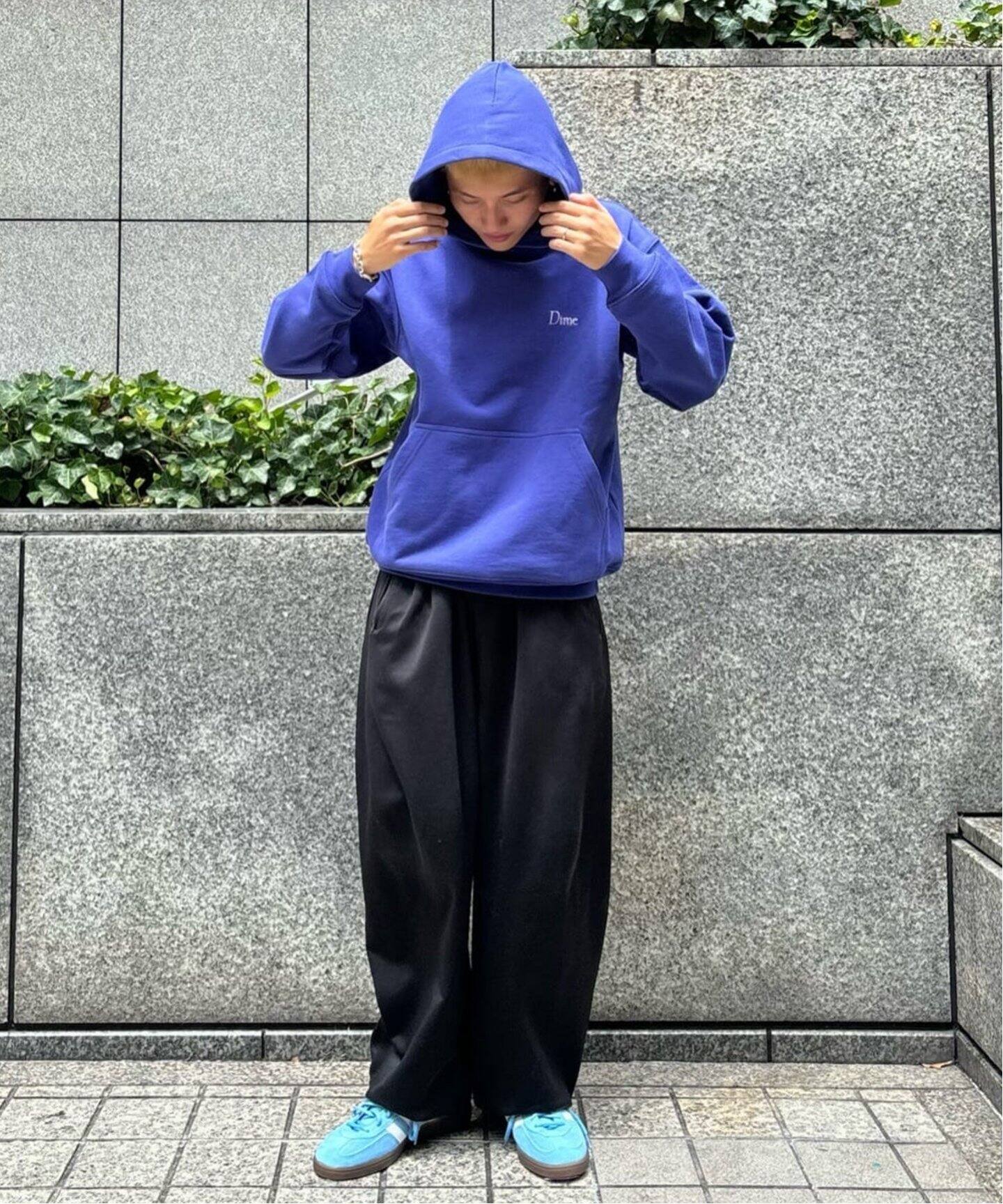 Dime/ダイム】 CLASSIC SMALL LOGO HOODIE：裏起毛パーカー（パーカー  