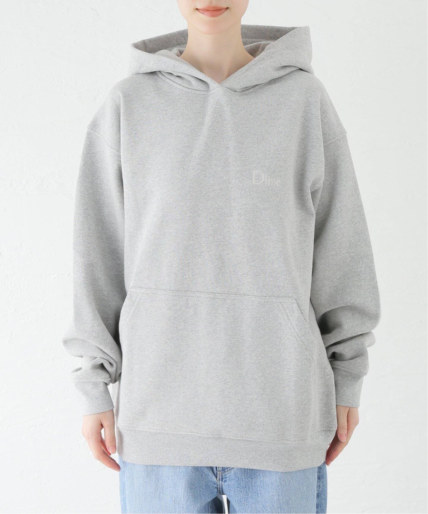 Dime/ダイム】 CLASSIC SMALL LOGO HOODIE：裏起毛パーカー（パーカー  