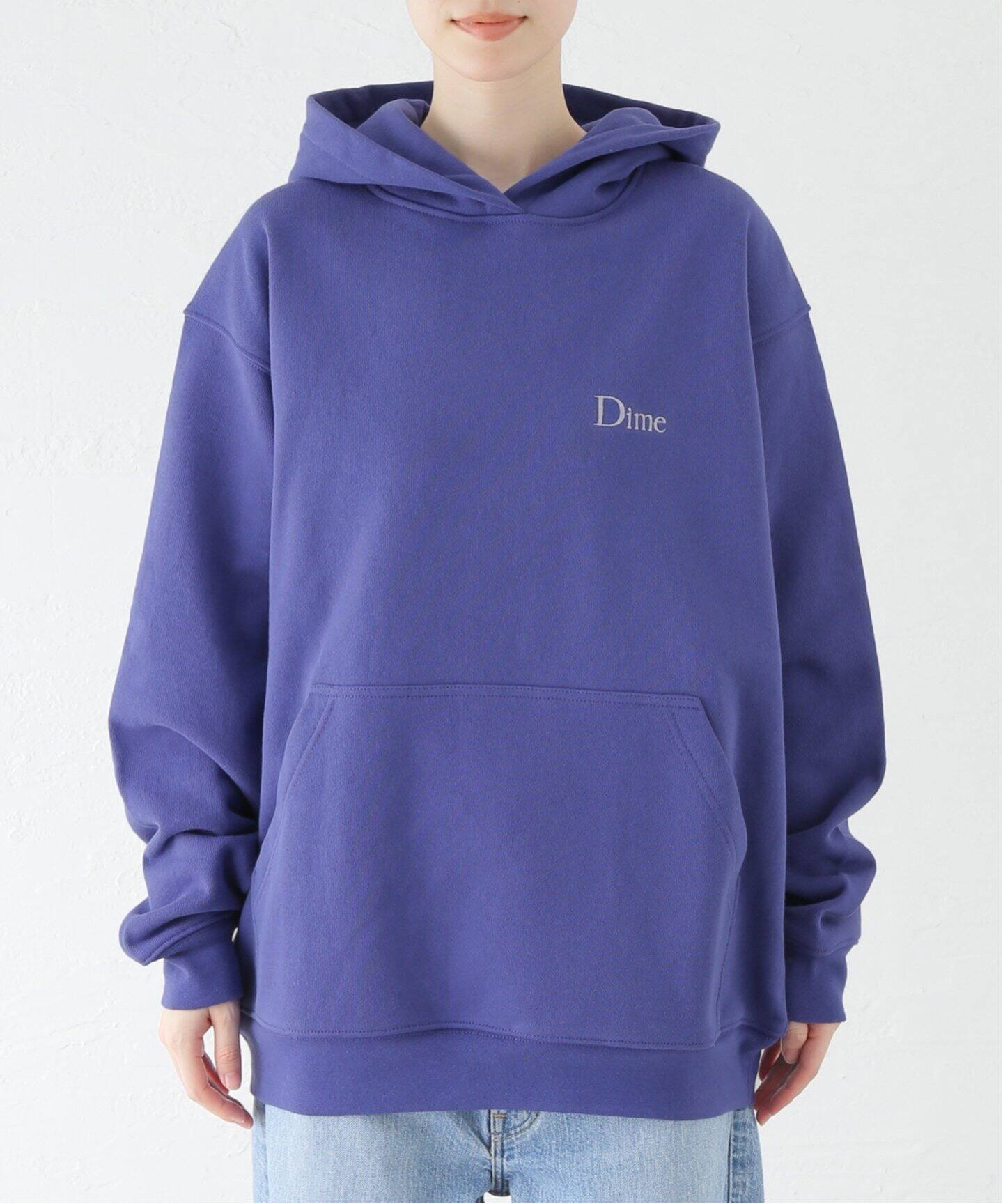 Dime/ダイム】 CLASSIC SMALL LOGO HOODIE：裏起毛パーカー（パーカー 