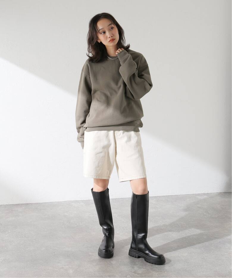 Dime/ダイム】 CLASSIC SMALL LOGO CREWNECK：裏起毛スウェット 