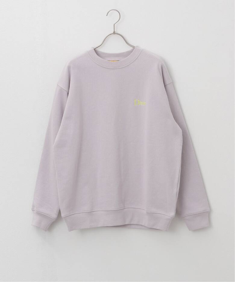 Dime/ダイム】 CLASSIC SMALL LOGO CREWNECK：裏起毛スウェット 