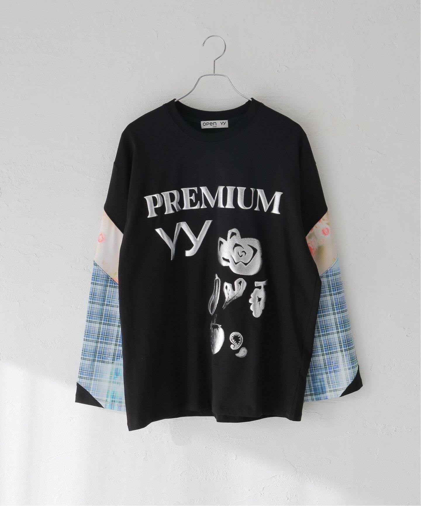 OPEN YY / オープンワイワイ】 COLLAGE LONGSLEEVE TEE：ロンT（T 