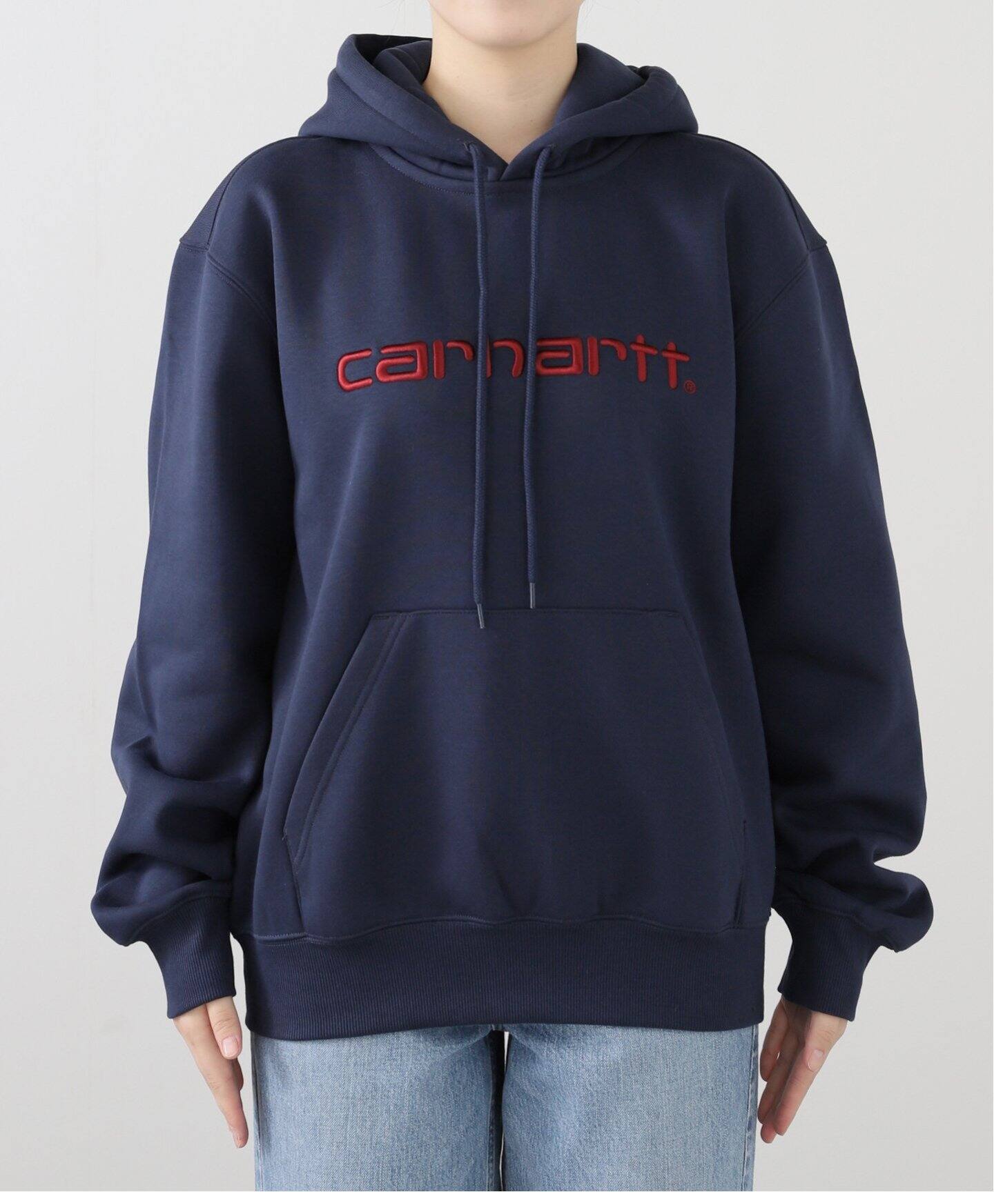 CARHARTT WIP】 HOODED CARHARTT SWEATSHIRT I030547 裏起毛パーカー 