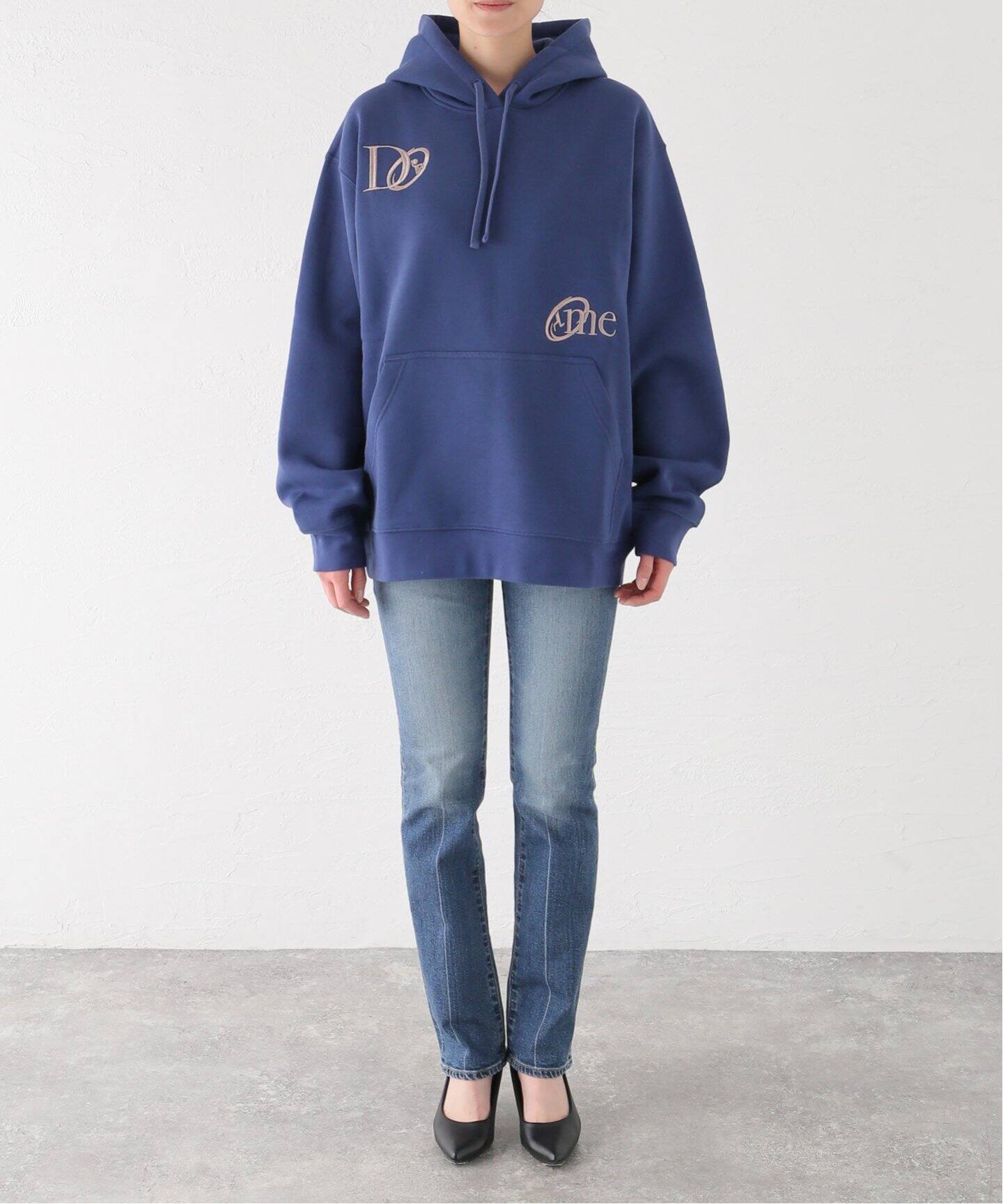 新品supreme denim hooded sweatshirt ブラウン 見返す L