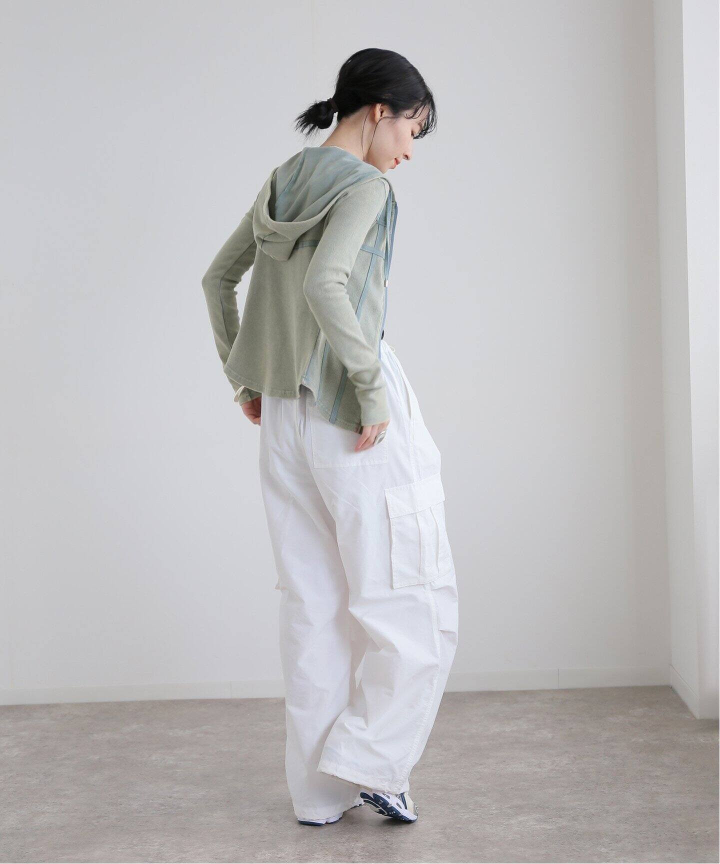 SCULPTOR/スカルプター】 Washed Bondage Hoodie：パーカー（パーカー  