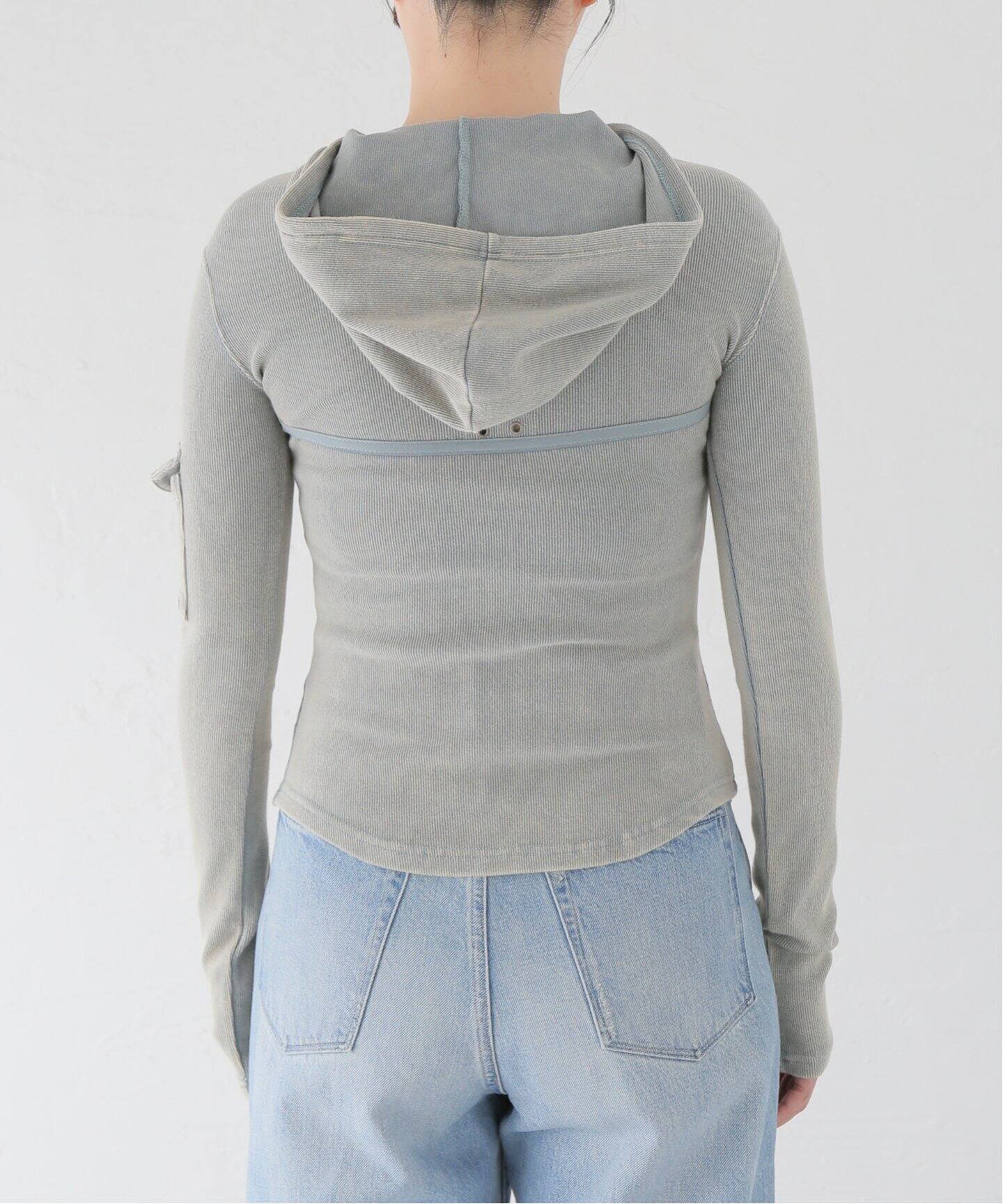 SCULPTOR/スカルプター】 Washed Bondage Hoodie：パーカー 