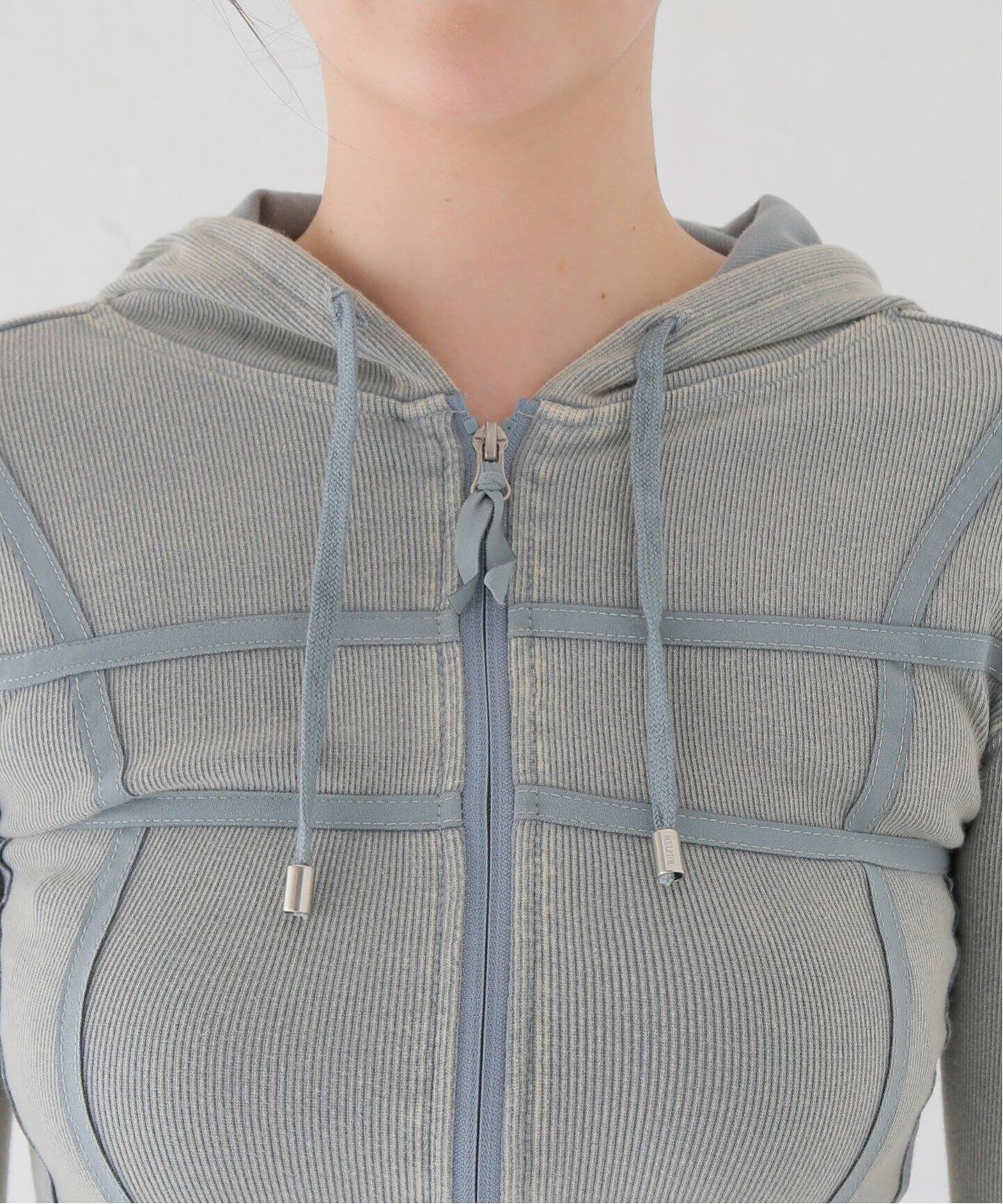 SCULPTOR/スカルプター】 Washed Bondage Hoodie：パーカー（パーカー 
