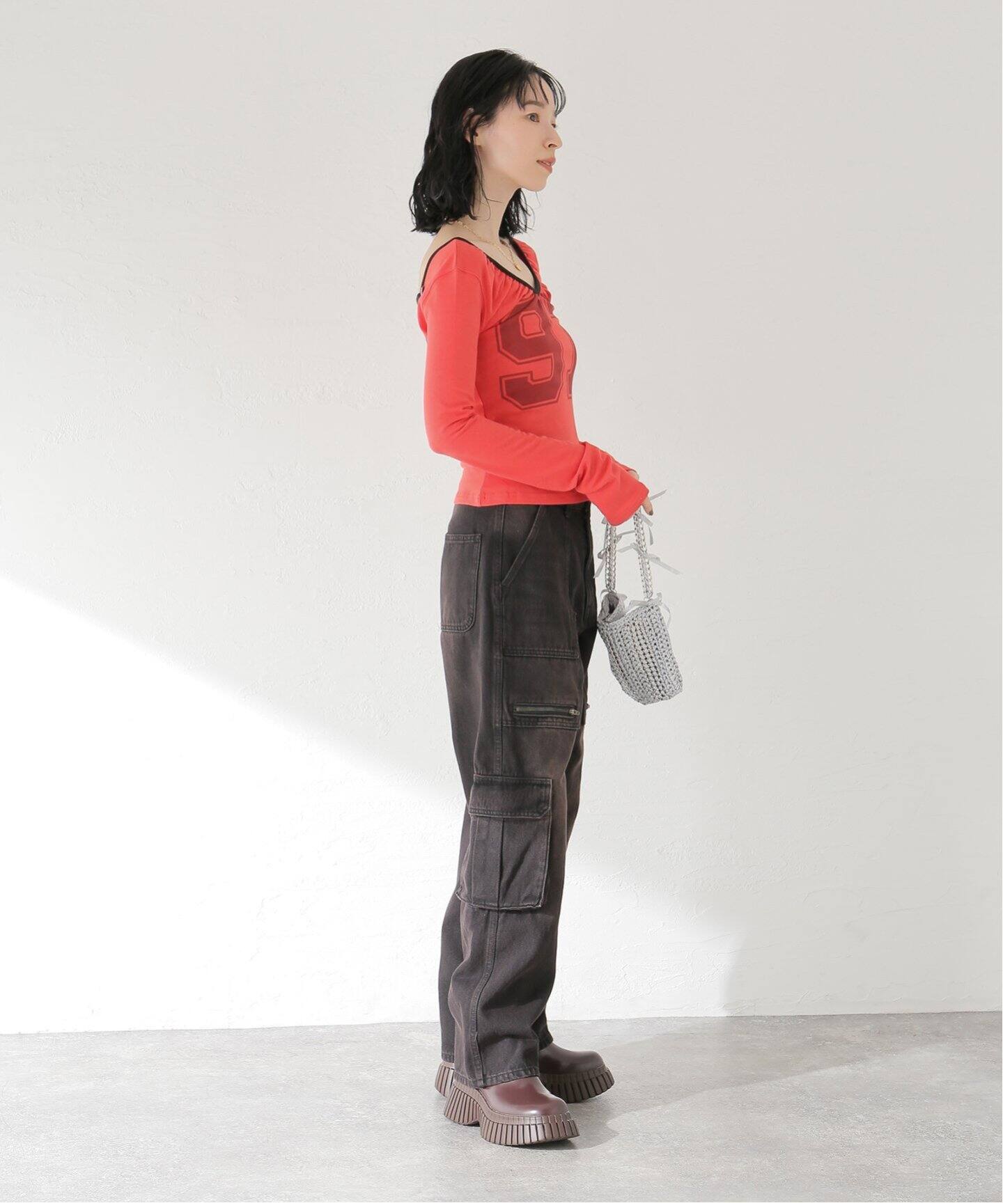 SCULPTOR/スコープバックストラップ トップ SCULPTOR/スカルプター】Scoop Back Strap Top SL006497BW（T