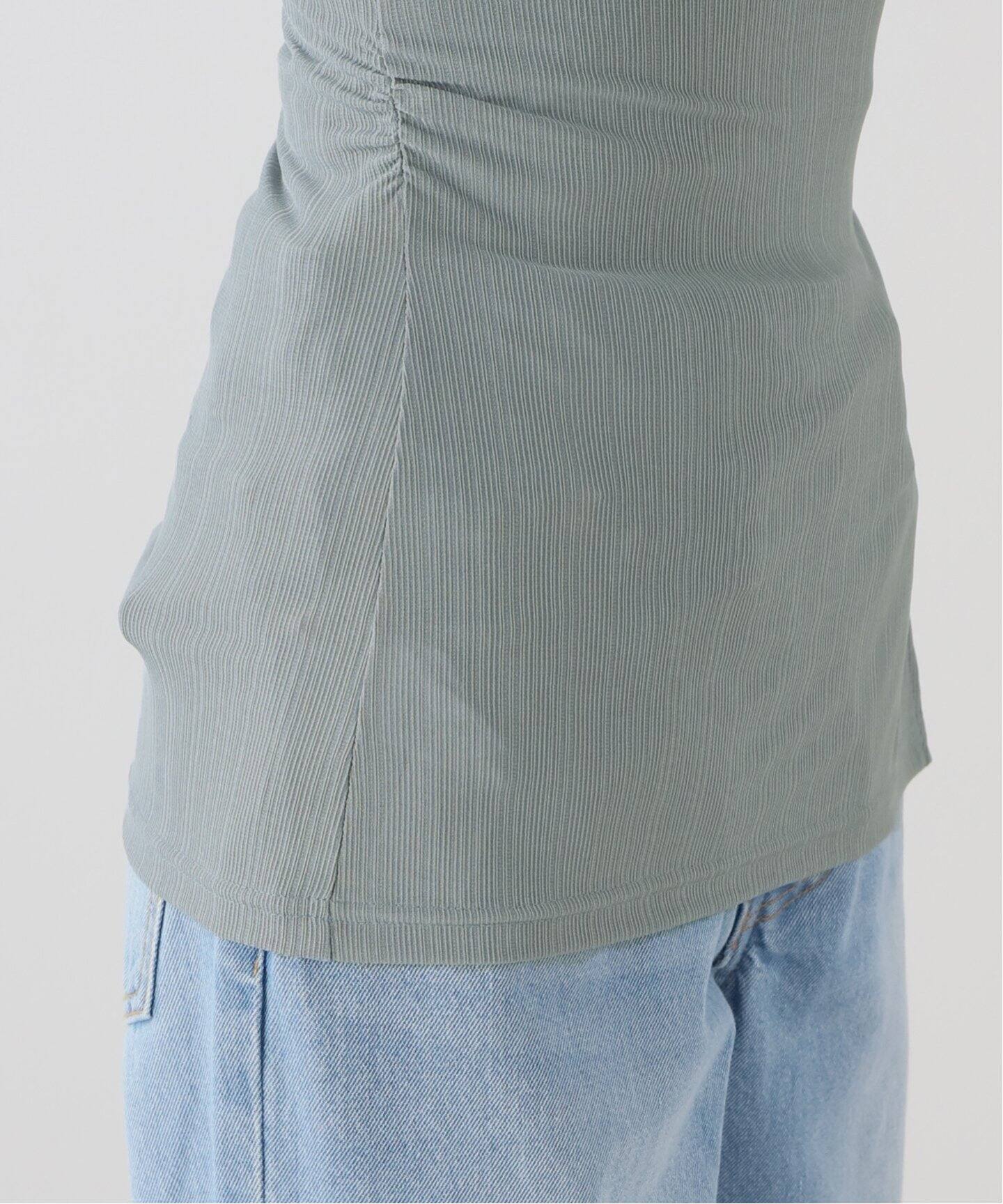 SCULPTOR/スカルプター】 Button Down Bell Sleeve Tee：ロンT（T 